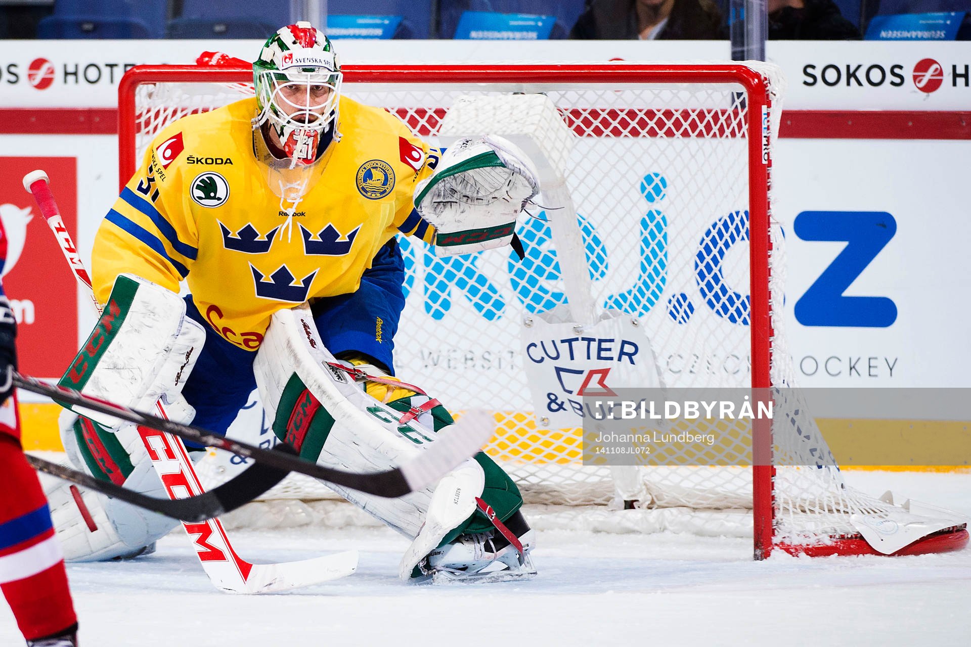 Sveriges målvakt Anders Nilsson