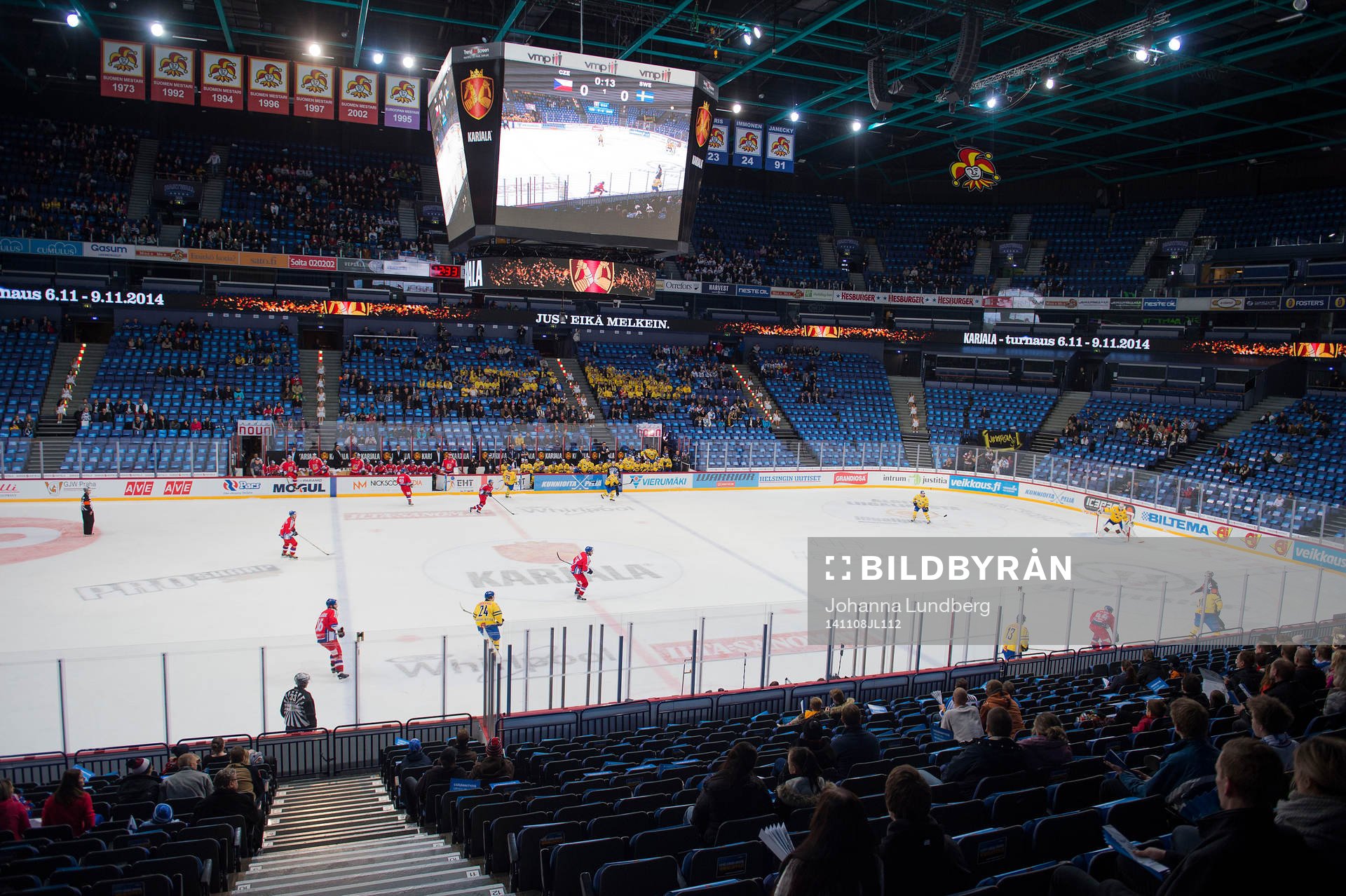 Översiktbild över Hartwall arena