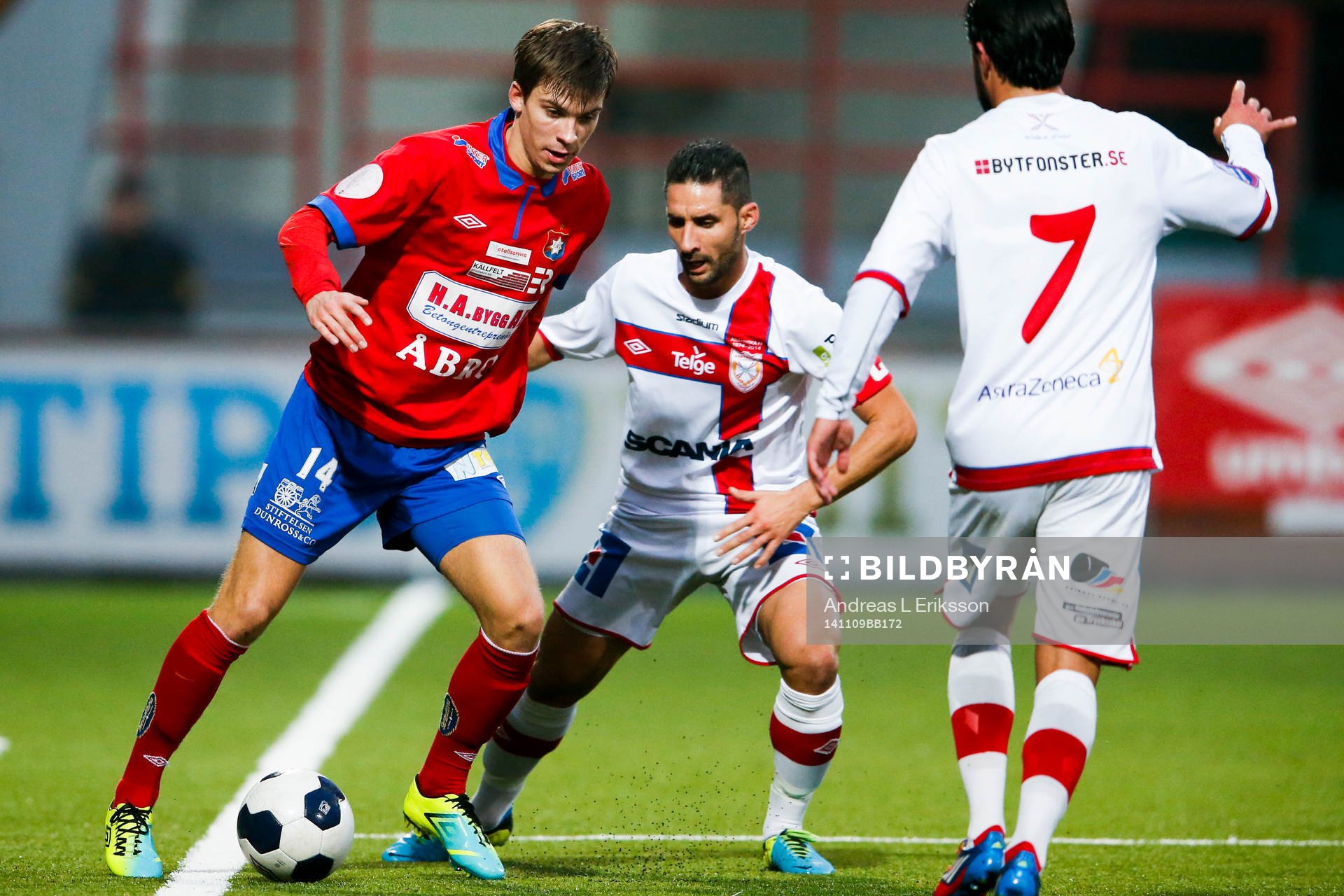 Örgrytes Daniel Paulson och Assyriskas David Durmaz