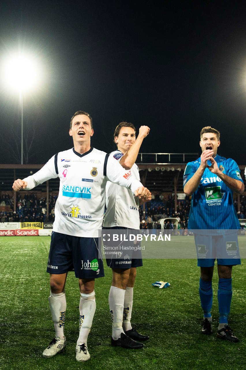Gefles  Jens Portin , Marcus Hansson  och målvakt Emil