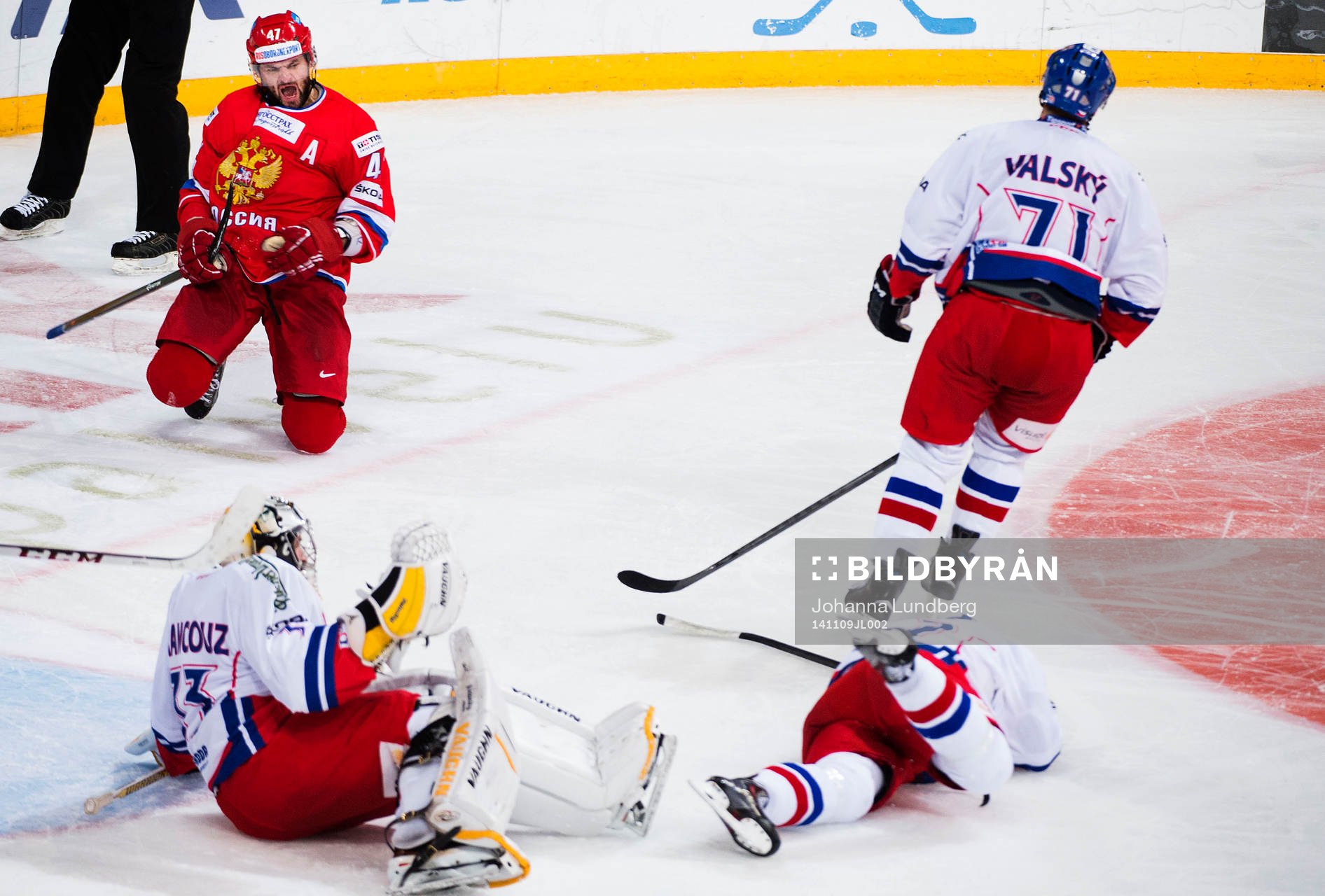 Rysslands Alexander Radulov jublar
