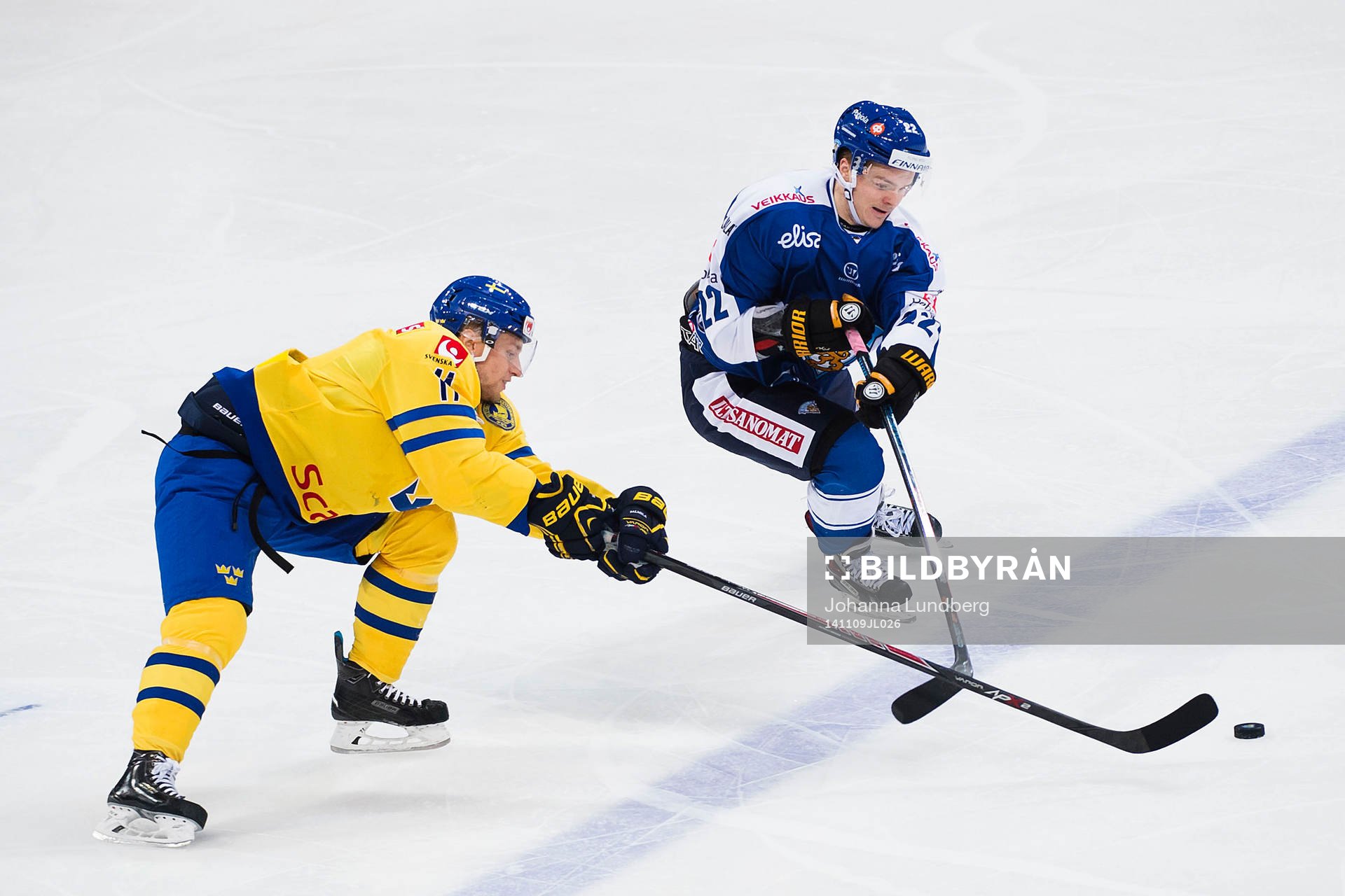 Sveriges Calle Ridderwall och Finlands Julius Junttila