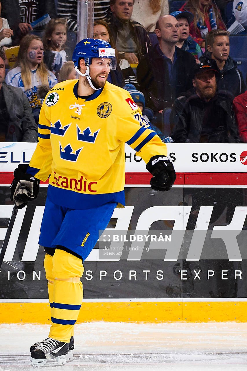 Sveriges Dick Axelsson gör 0-2 0ch jublar