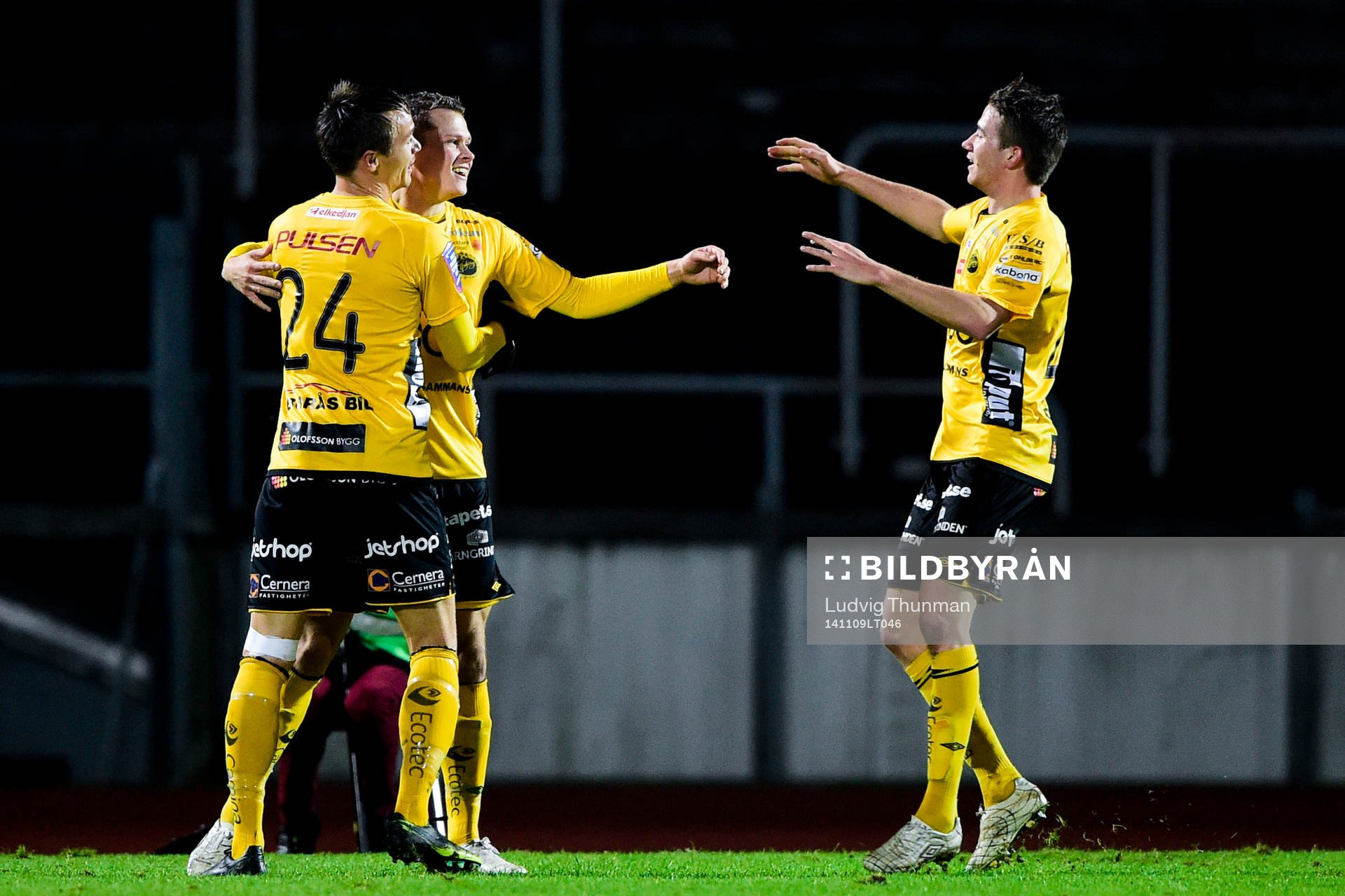 Elfsborgs spelare jublar
