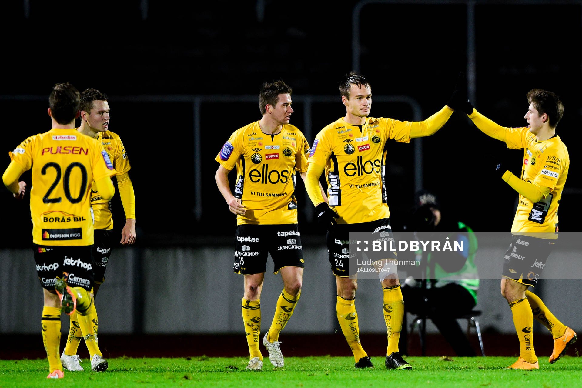 Elfsborgs spelare jublar