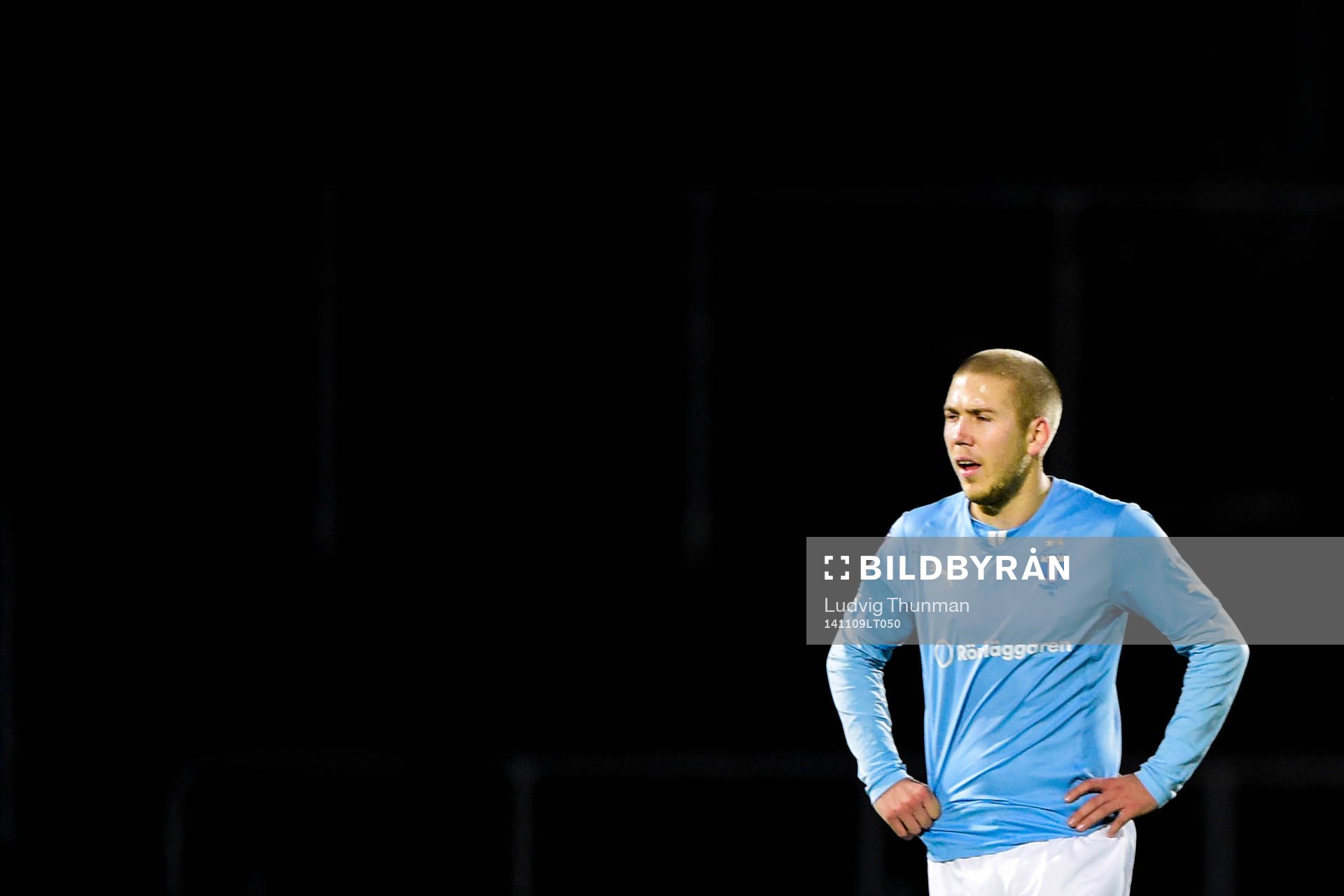 Malmö FFs Anton Tinnerholm deppar