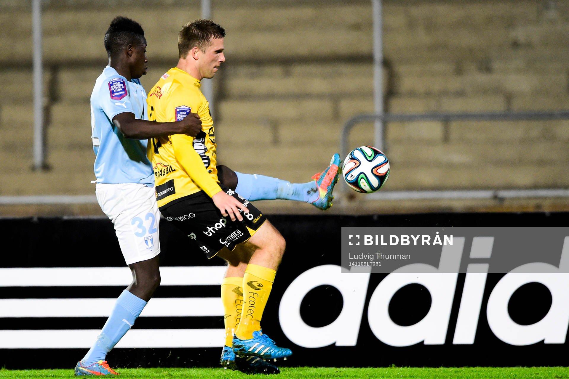 Malmö FFs Pa Konate och Elfsborgs Anders Svensson