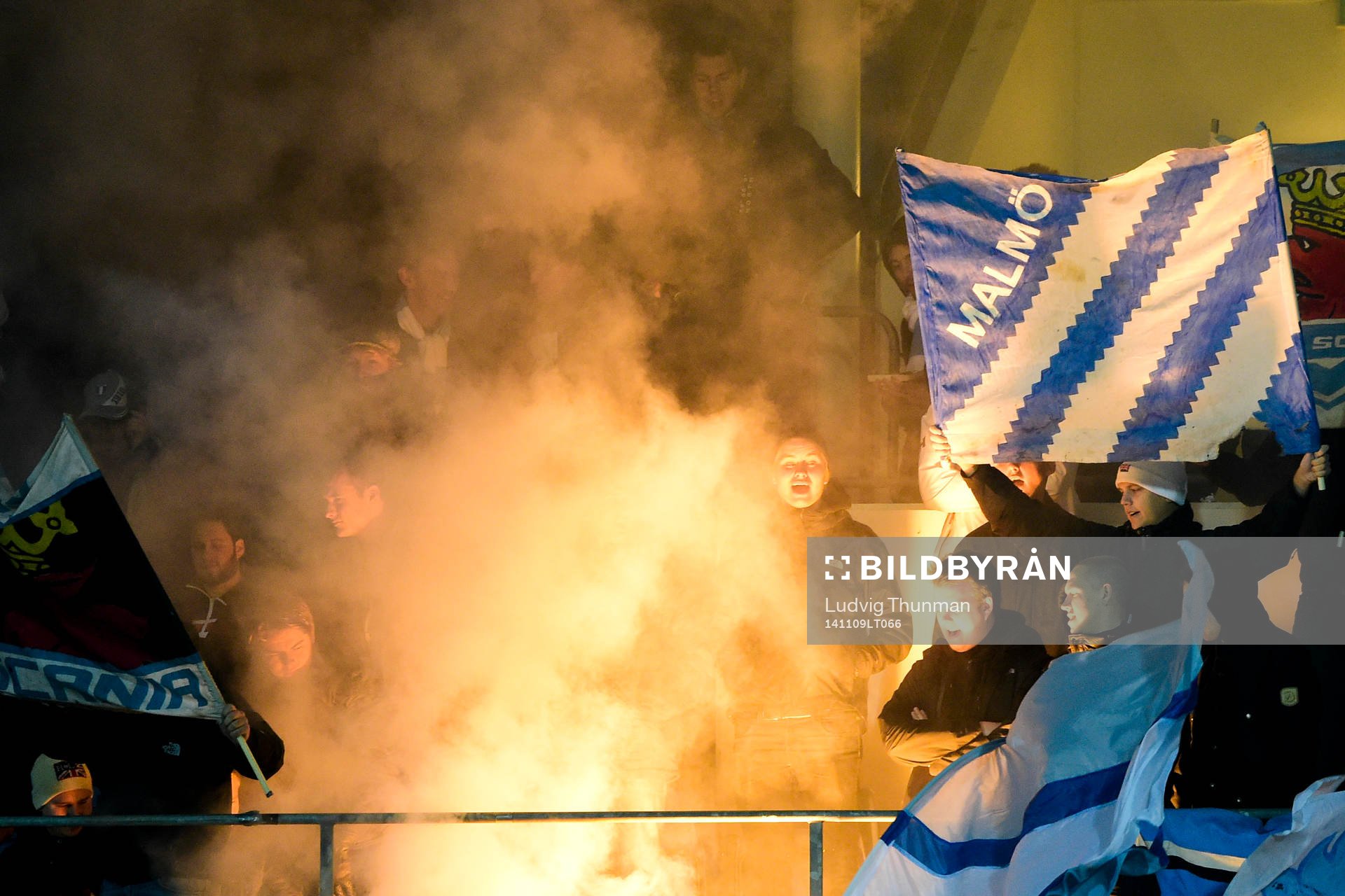 Bengaler bland Malmö FFs supportrar