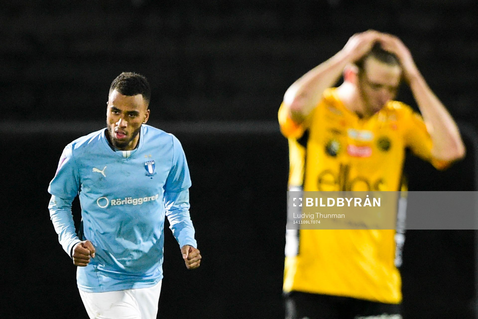 Malmö FFs Isaac Kiese Thelin jublar