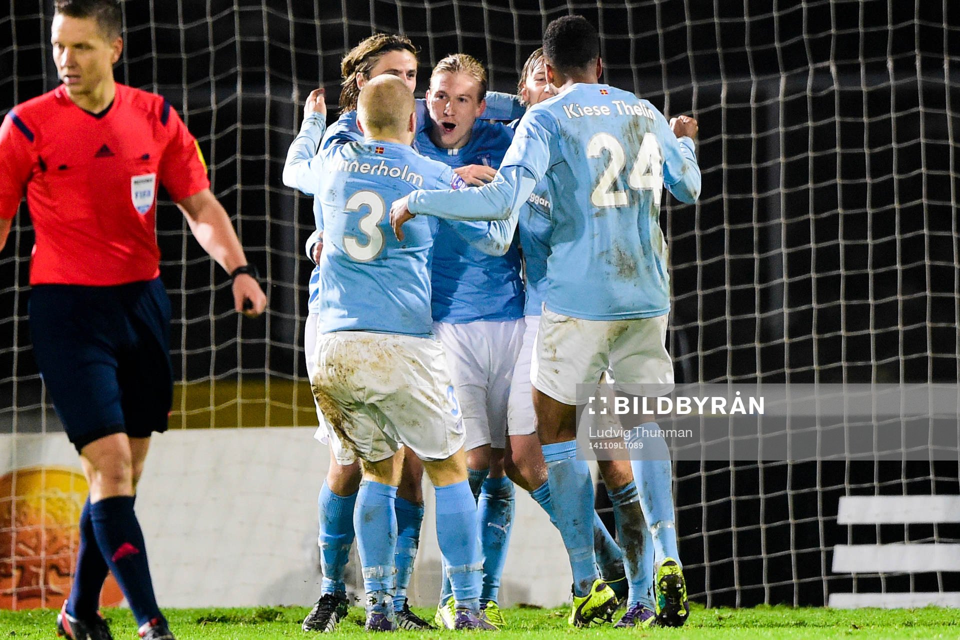 Malmö FFs spelare jublar