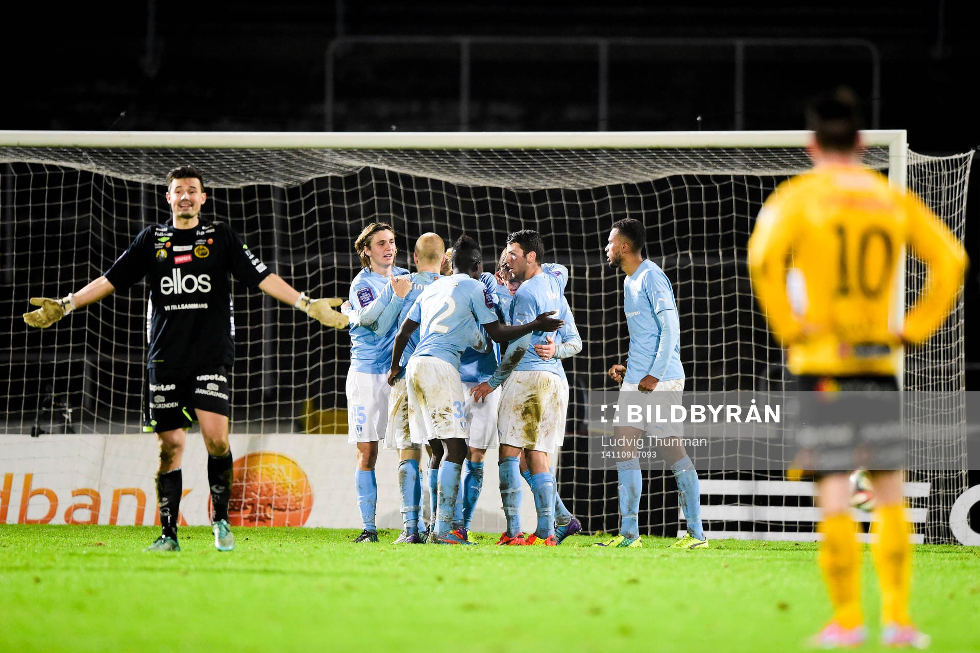 Elfsborgs målvakt Kevin Stuhr Ellegaard deppar och Malmö
