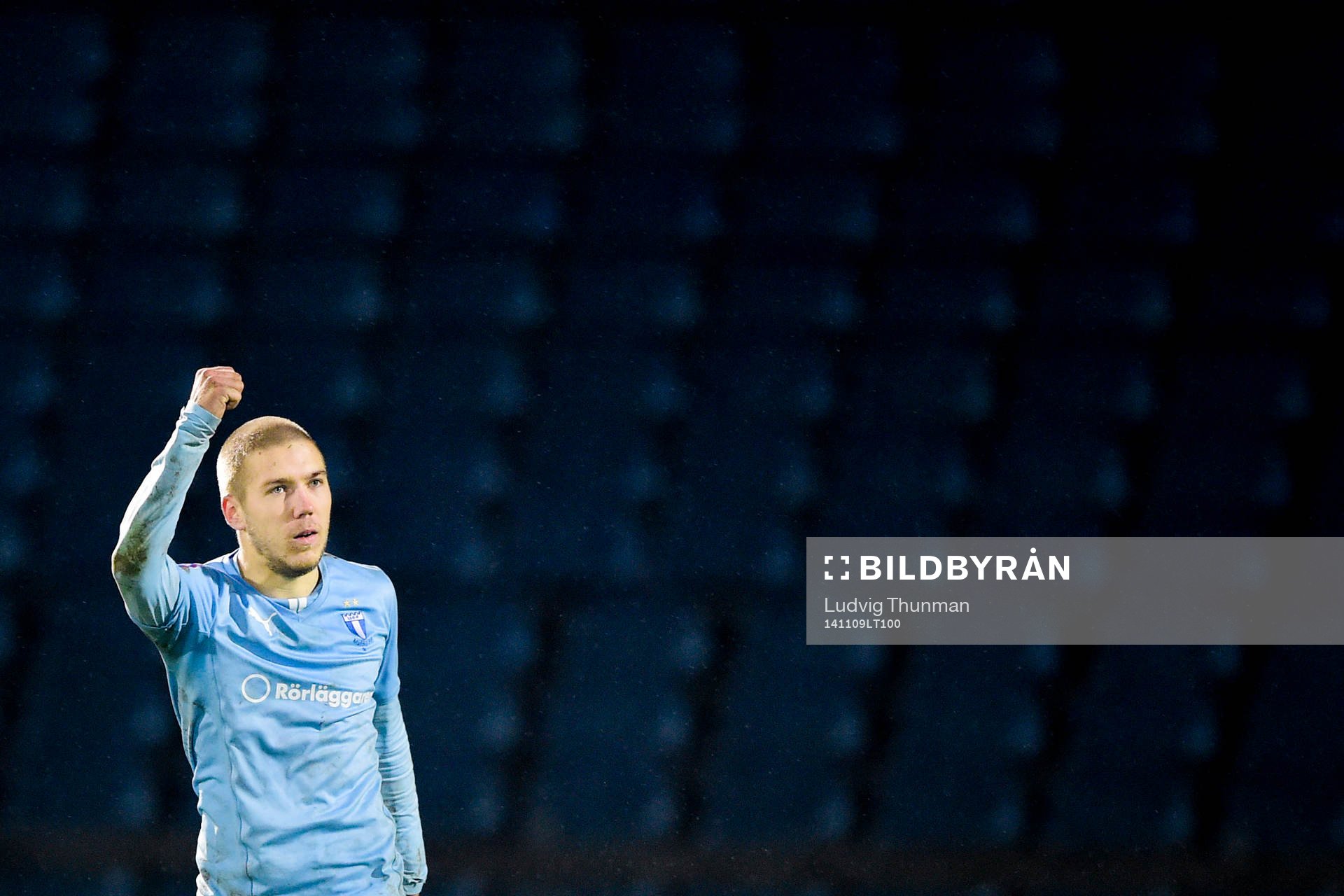 Malmö FFs Anton Tinnerholm jublar
