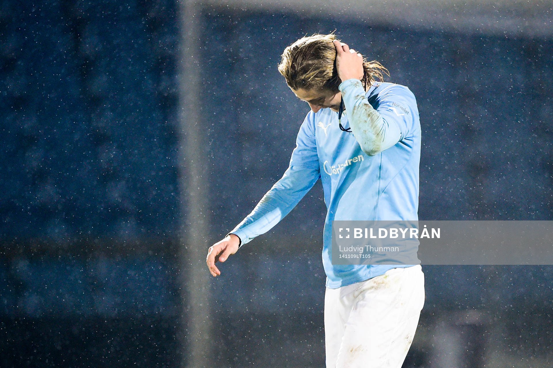 Malmö FFs Pawel Cibicki deppar