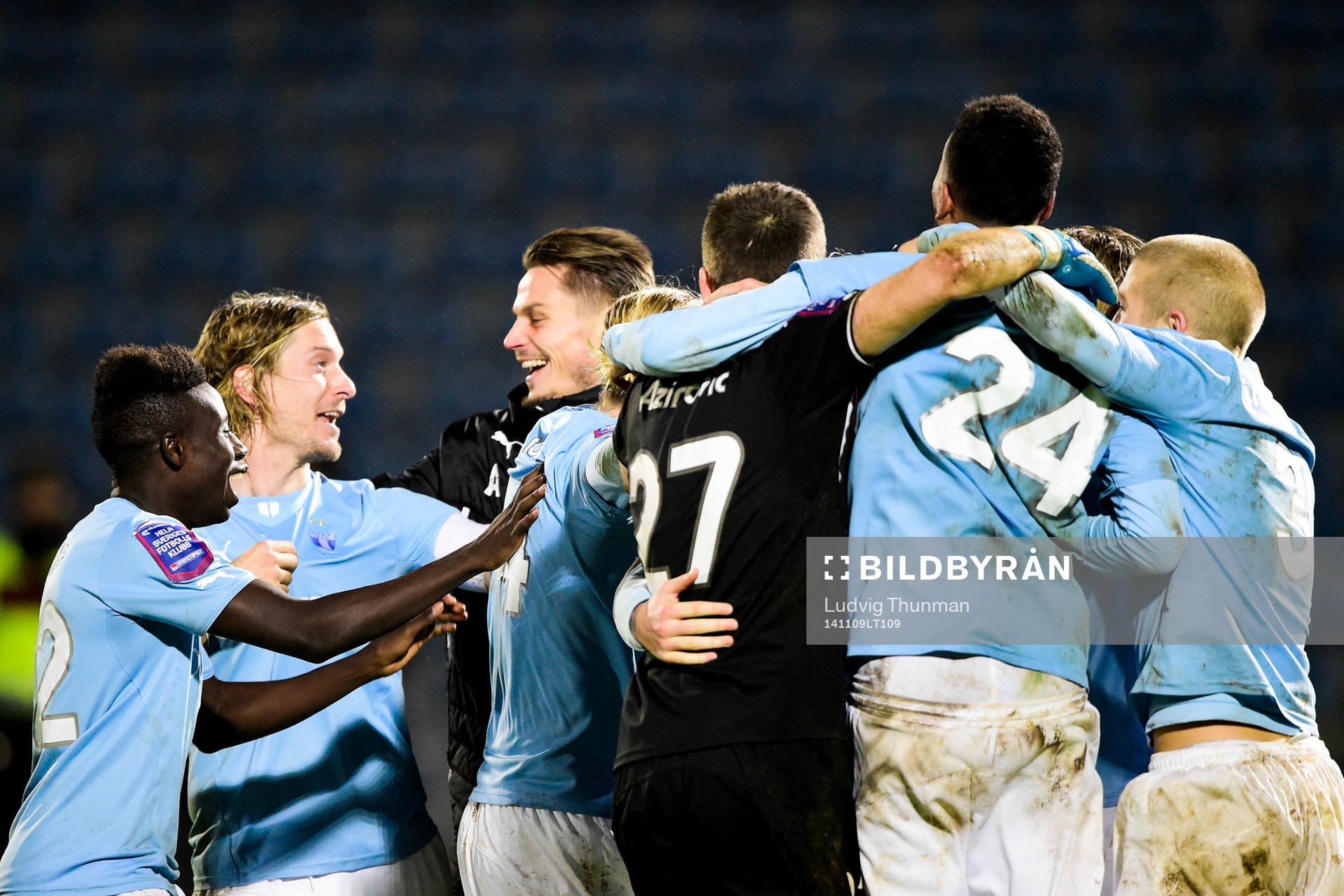 Malmö FFs Pa Konate, Markus Halsti och Markus Rosenberg