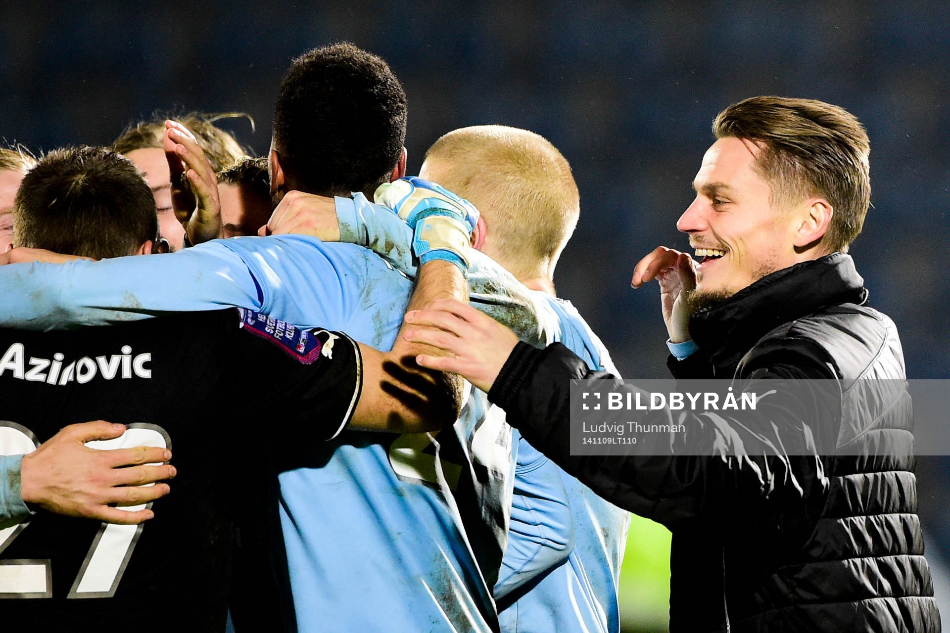Malmö FFs Markus Rosenberg jublar med laget
