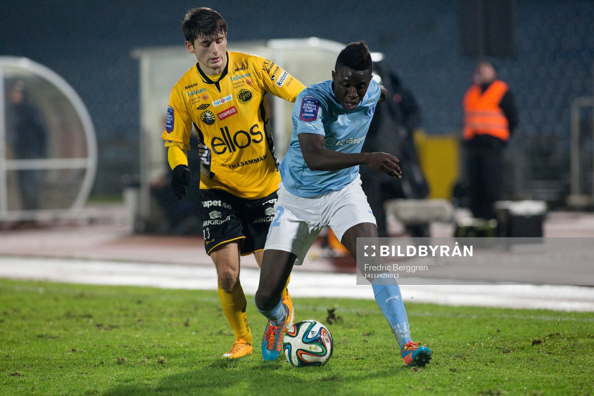 Elfsborgs Arber Zeneli och Malmö FFs Pa Konate