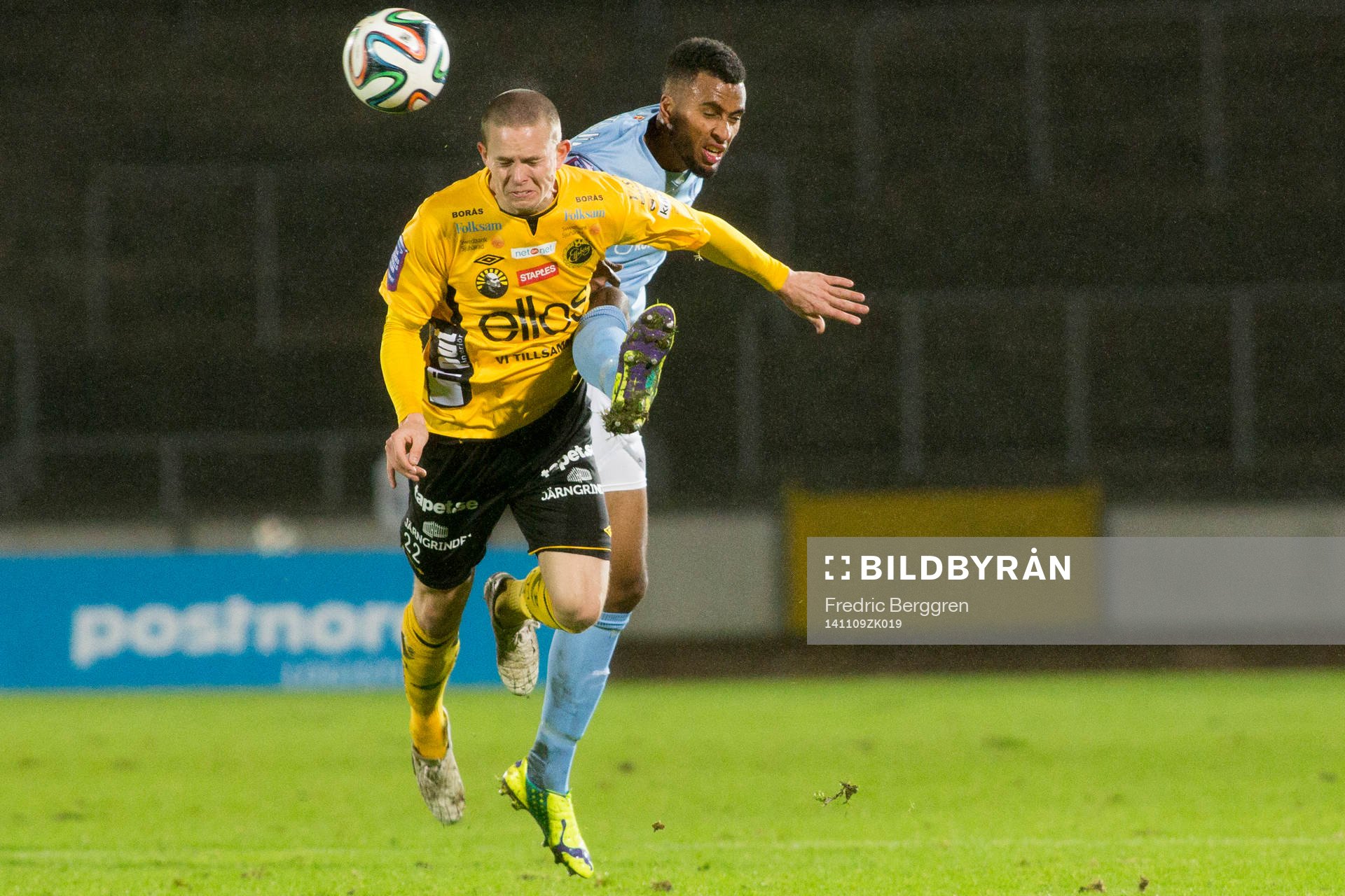 Elfsborgs Anton Lans och Malmö FFs Isaac Kiese Thelin