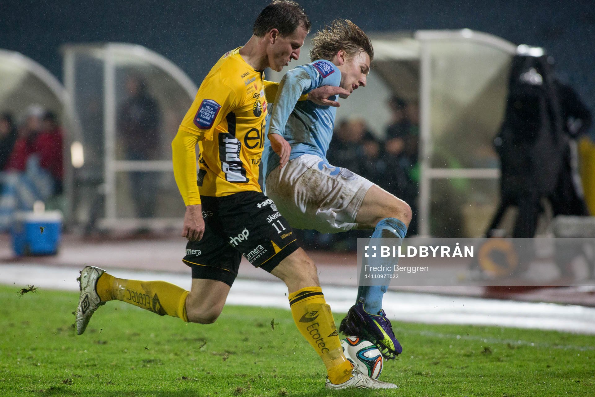 Elfsborgs Daniel Mobaeck och Malmö FFs Emil Forsberg
