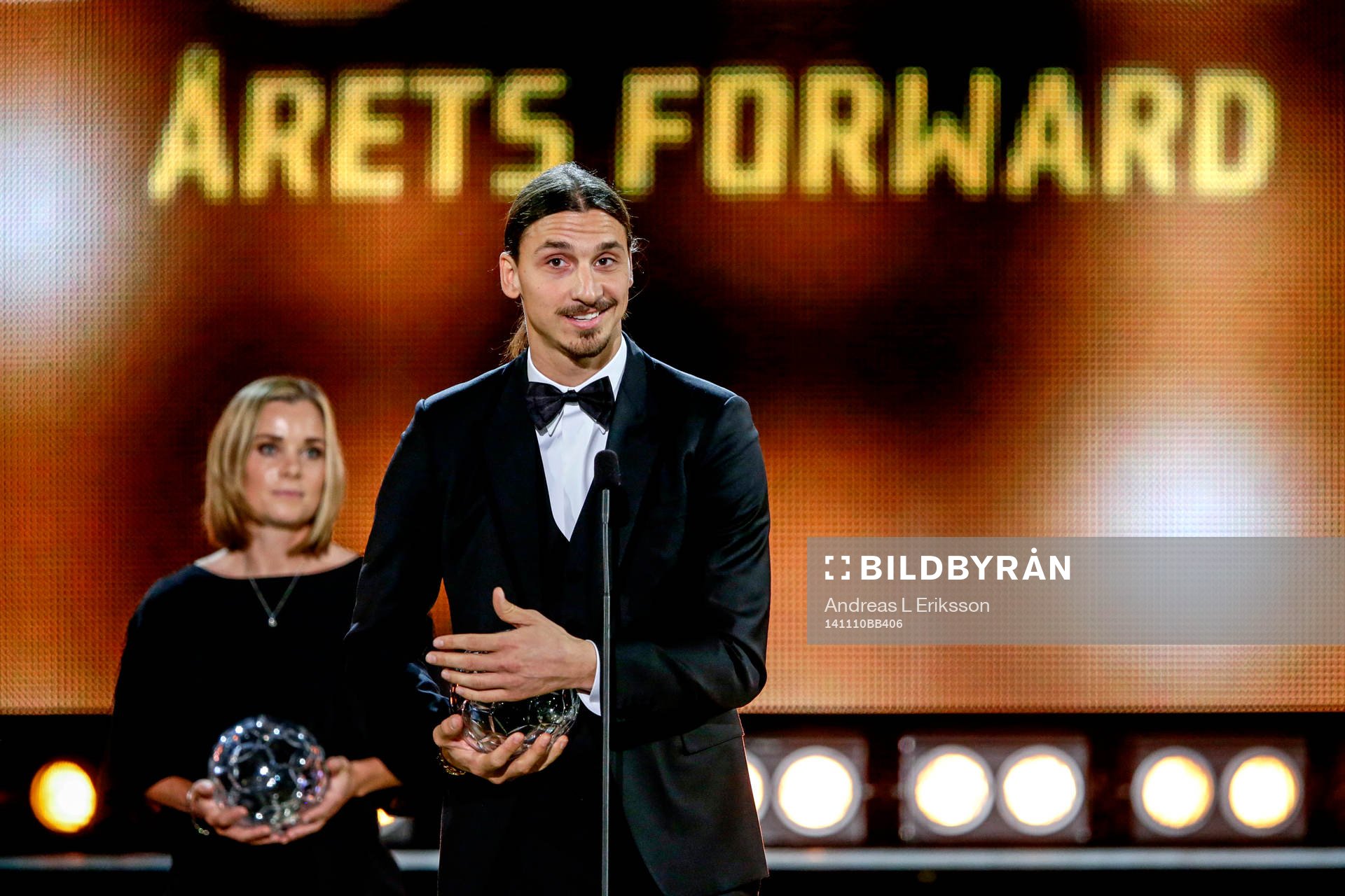 Årets forward, dam tilldelades Lotta Schelin, Lyon (Sara