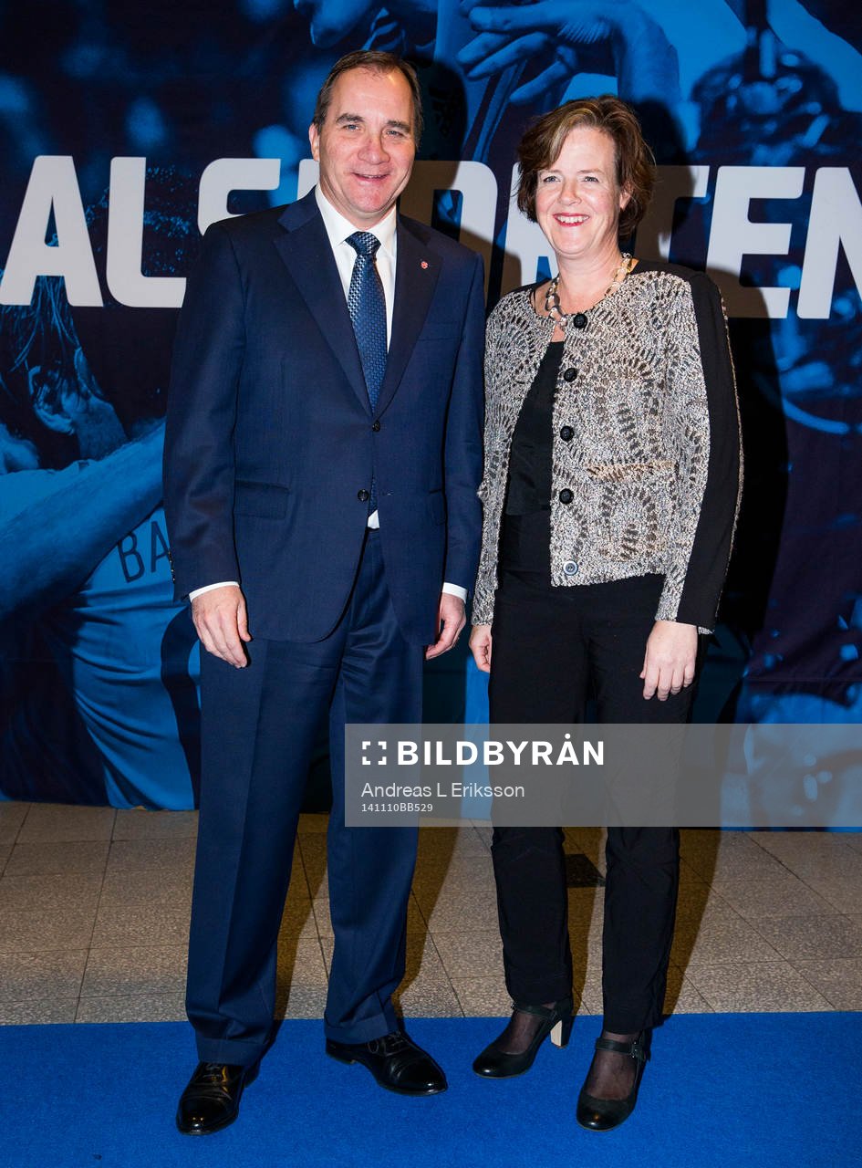Statsminister Stefan Löfven och Carin Jämtin