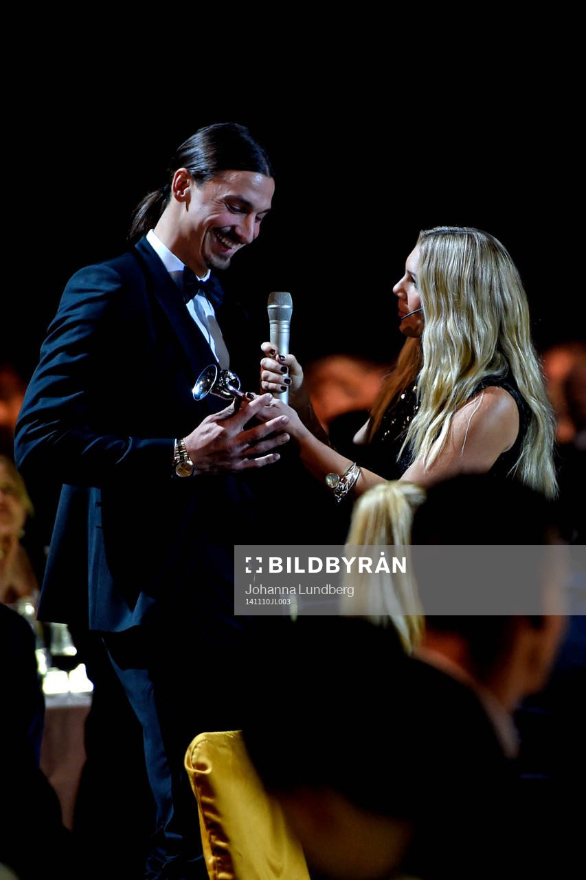 Zlatan Ibrahimovic och Anna Brolin, TV4