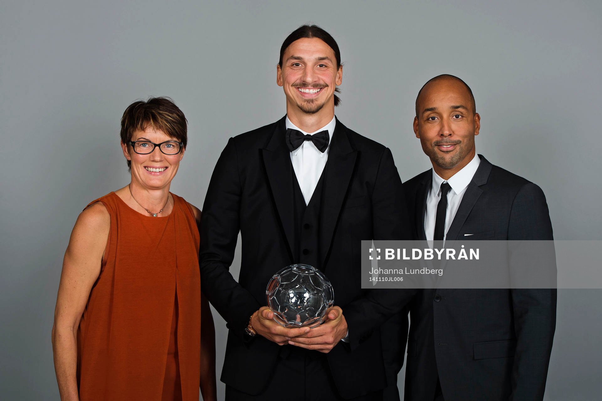 Zlatan Ibrahimovic årets forward med utdelare Lena