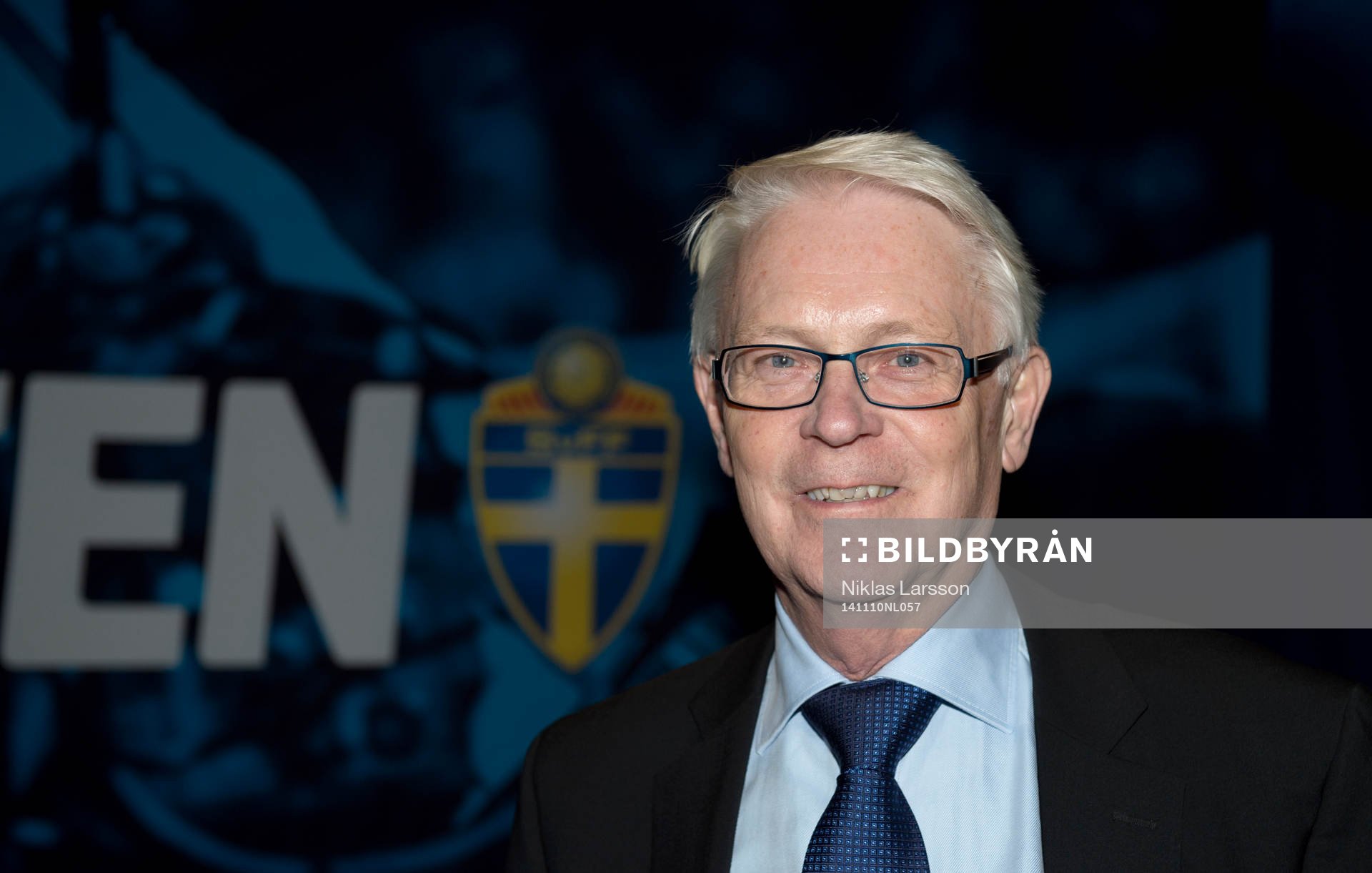 Sune Hellströmer under Fotbollsgalan den 10 november 2014 i Stockholm.