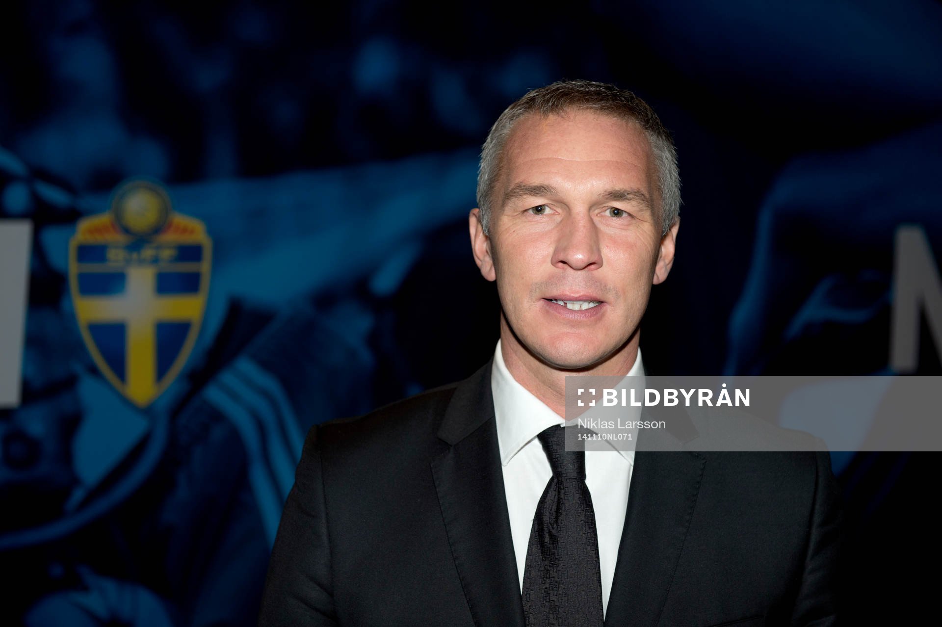 Patrik Andersson under Fotbollsgalan den 10 november 2014 i Stockholm.