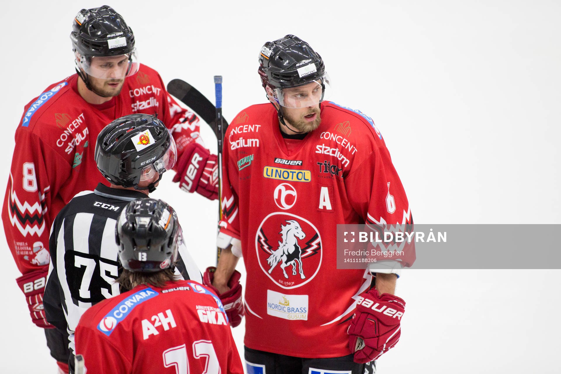 Vita Hästens Linus Näsström och Morgan Hassel