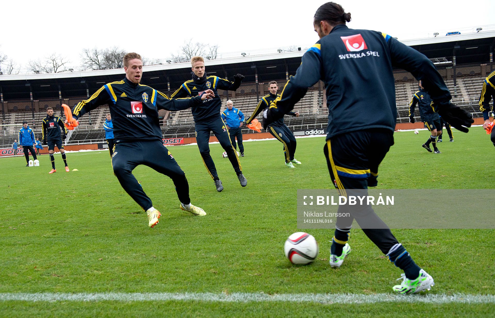 Sveriges Erkan Zengin, Pontus Jansson och Oscar Wendt