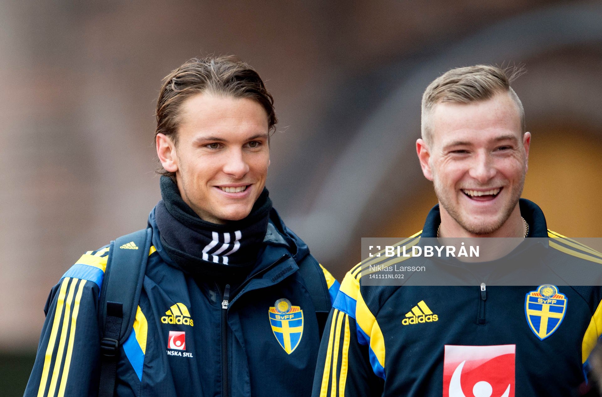 Sveriges Albin Ekdal och John Guidetti