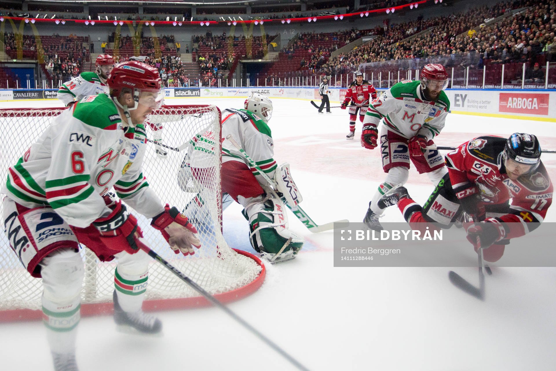 Moras Anders Grönlund och Brett Palin och Malmö Redhawks