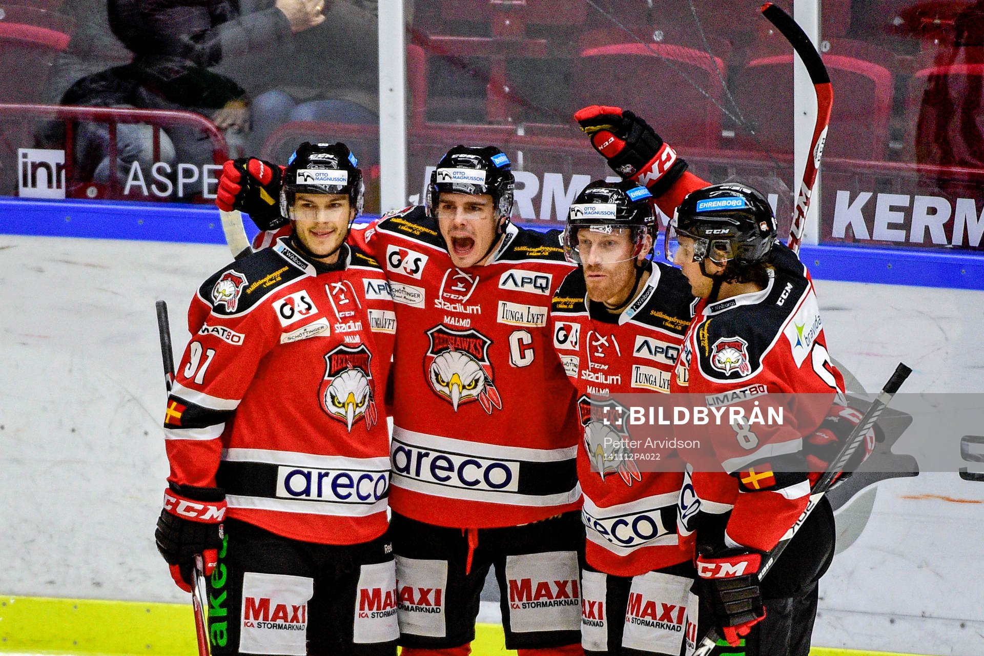 Malmö Redhawks Henrik Hetta och Jens Olsson Björn