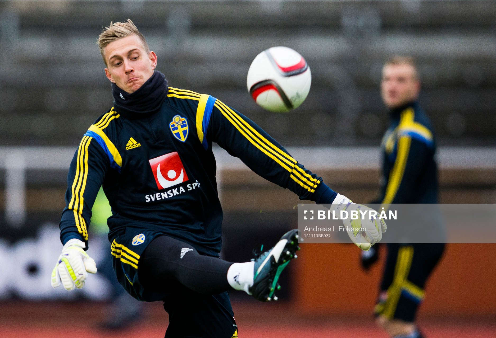 Sveriges målvakt Johan Dahlin