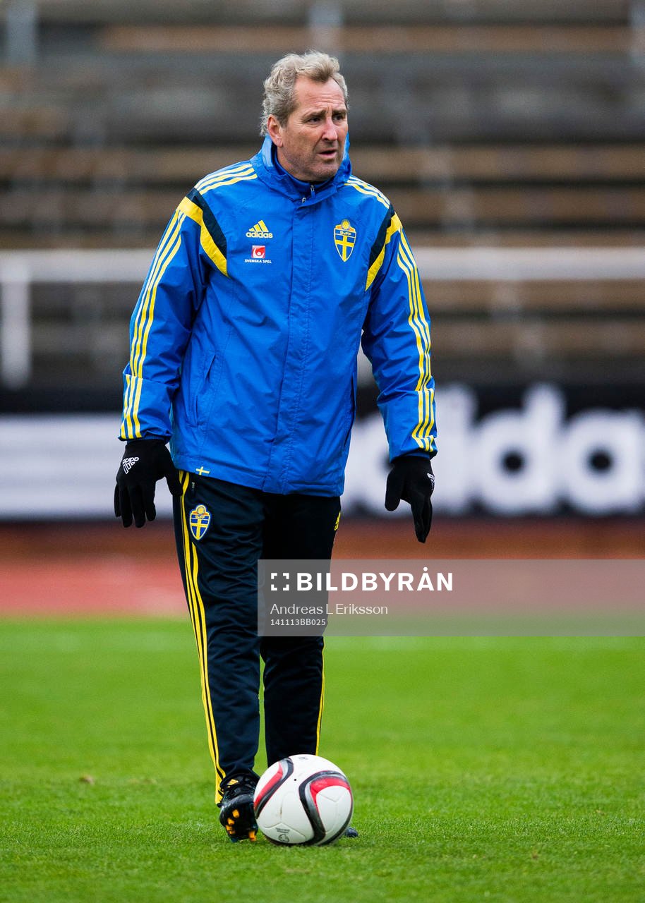 Sveriges förbundskapten Erik Hamrén