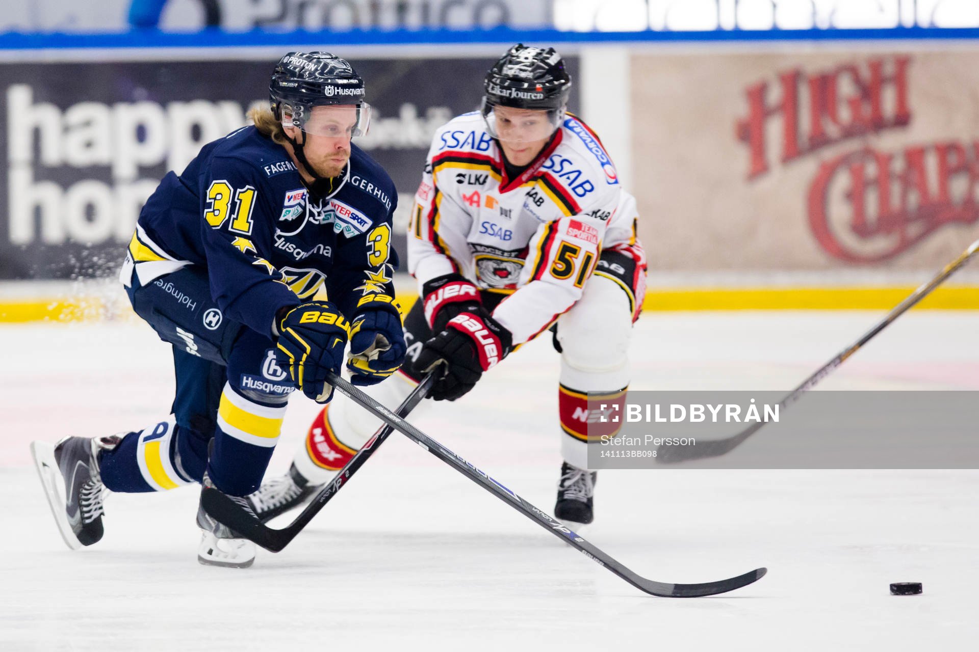 s Mattias Tedenby mot Luleås Kristian Näkyvä