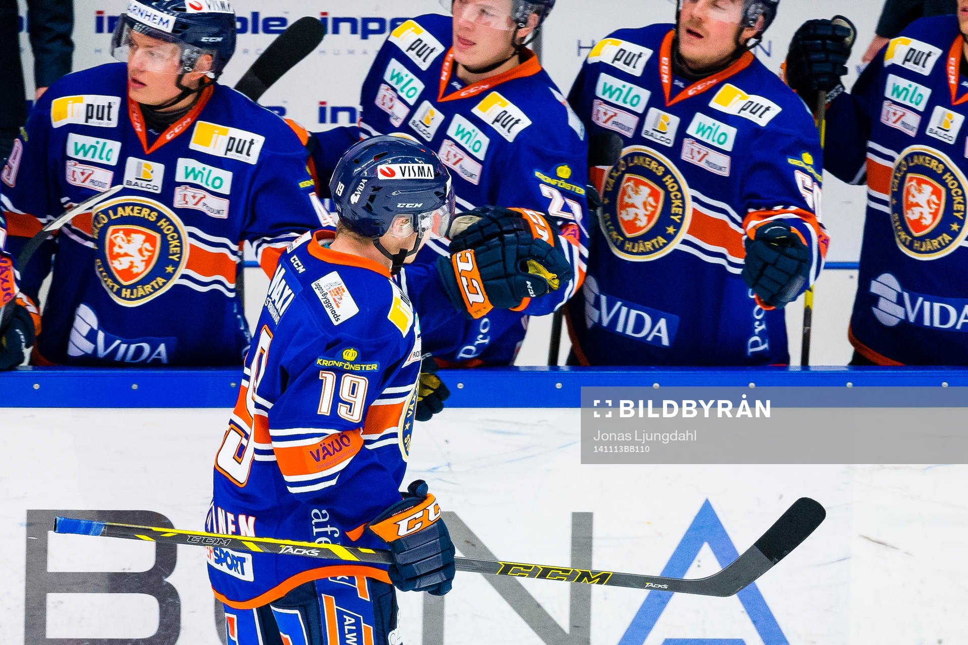 Växjös Tuomas Kiiskinen firar