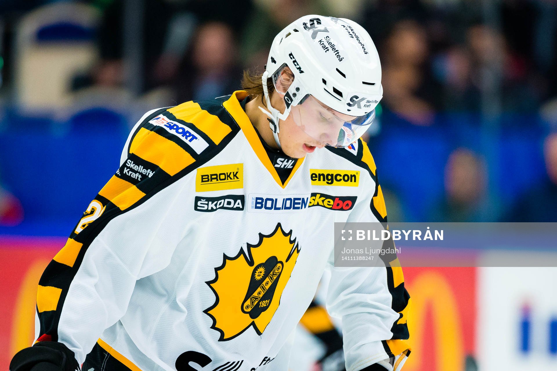 Skellefteås Oskar Sundqvist hänger med huvudet