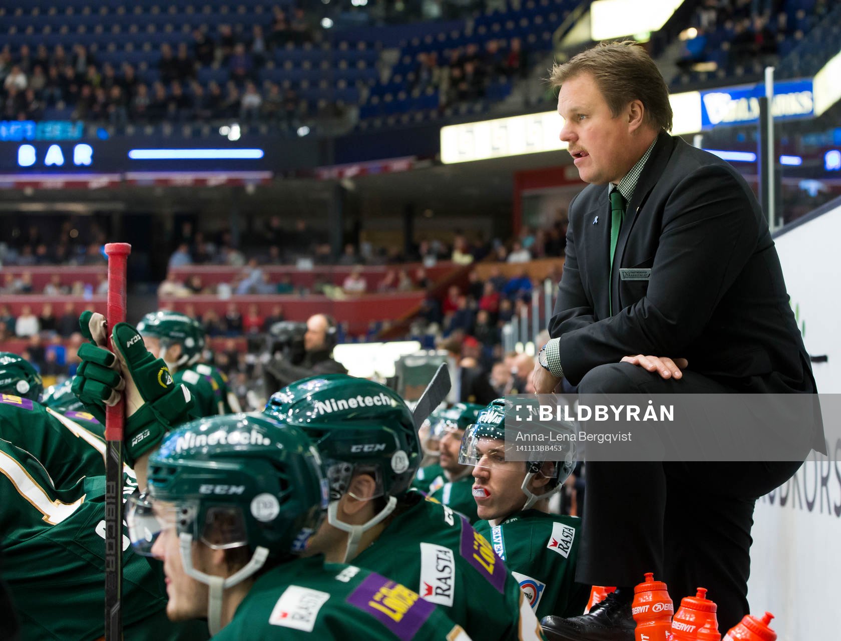 Färjestads sportchef och numera ass.tränare Leif Carlsson
