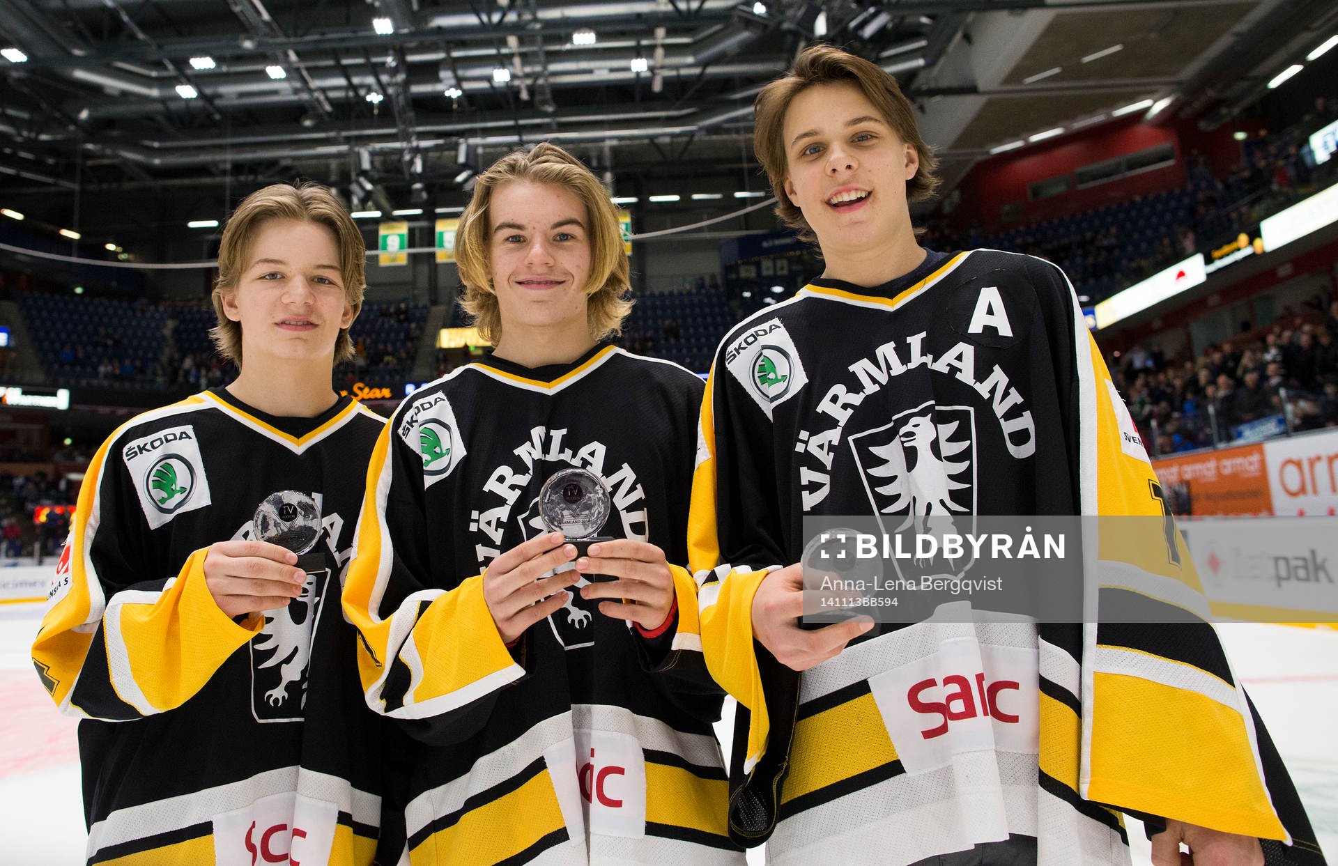 Tv-Puckens lag Värmland tar emot pokaler