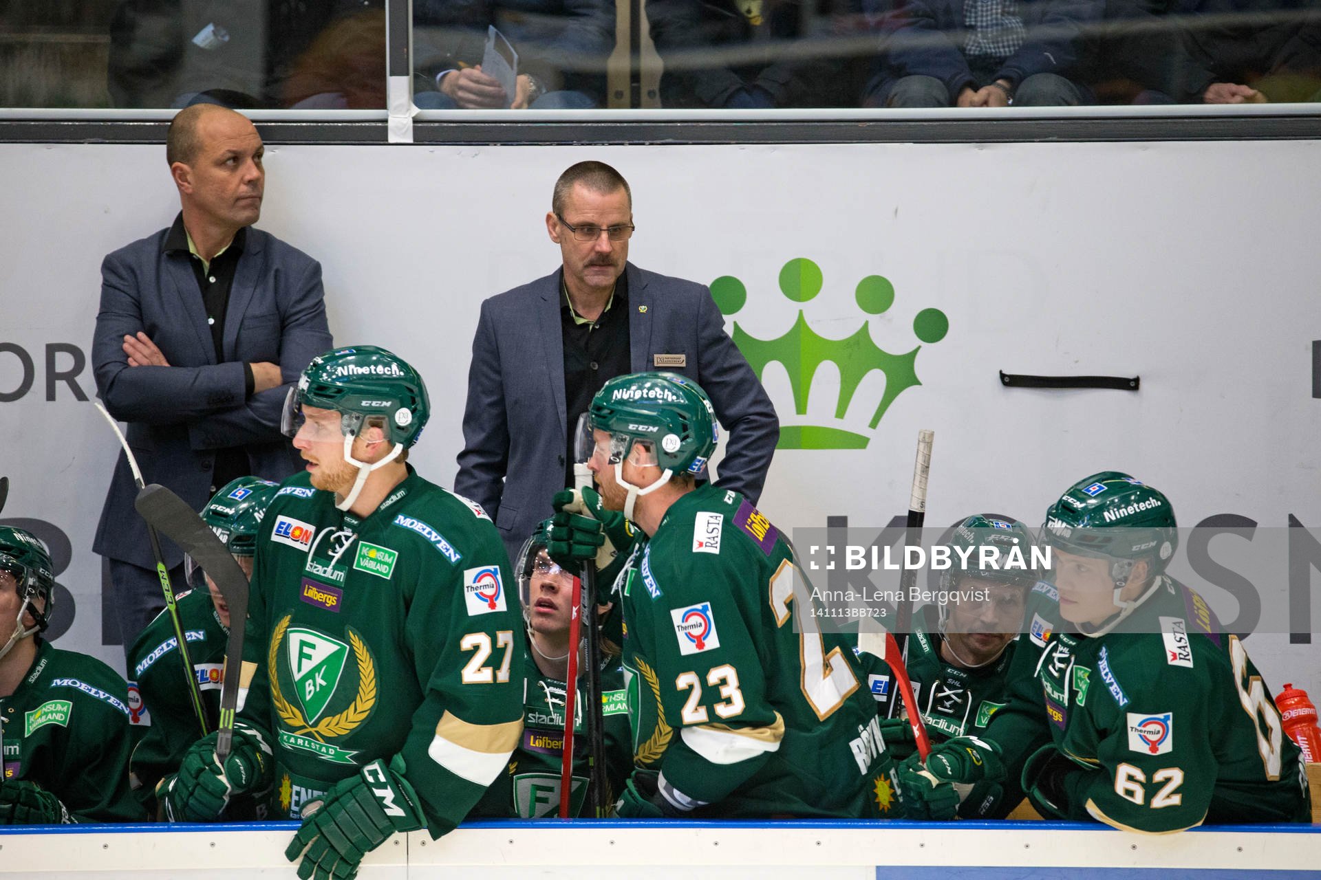 Färjestads tränare Tommy Samuelsson och Färjestads