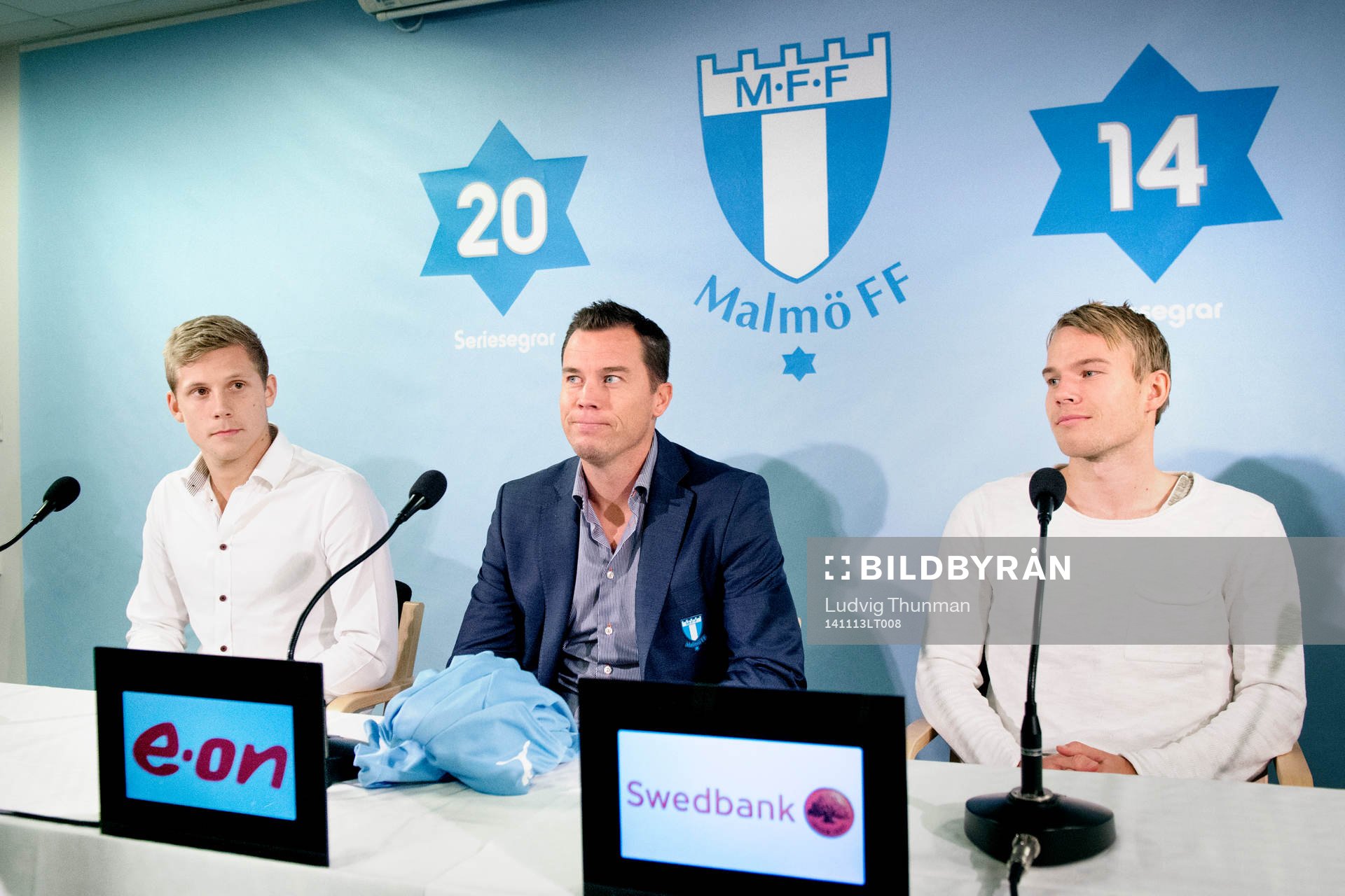 Erik Andersson, Sportchef Daniel Andersson och Oscar Lewicki