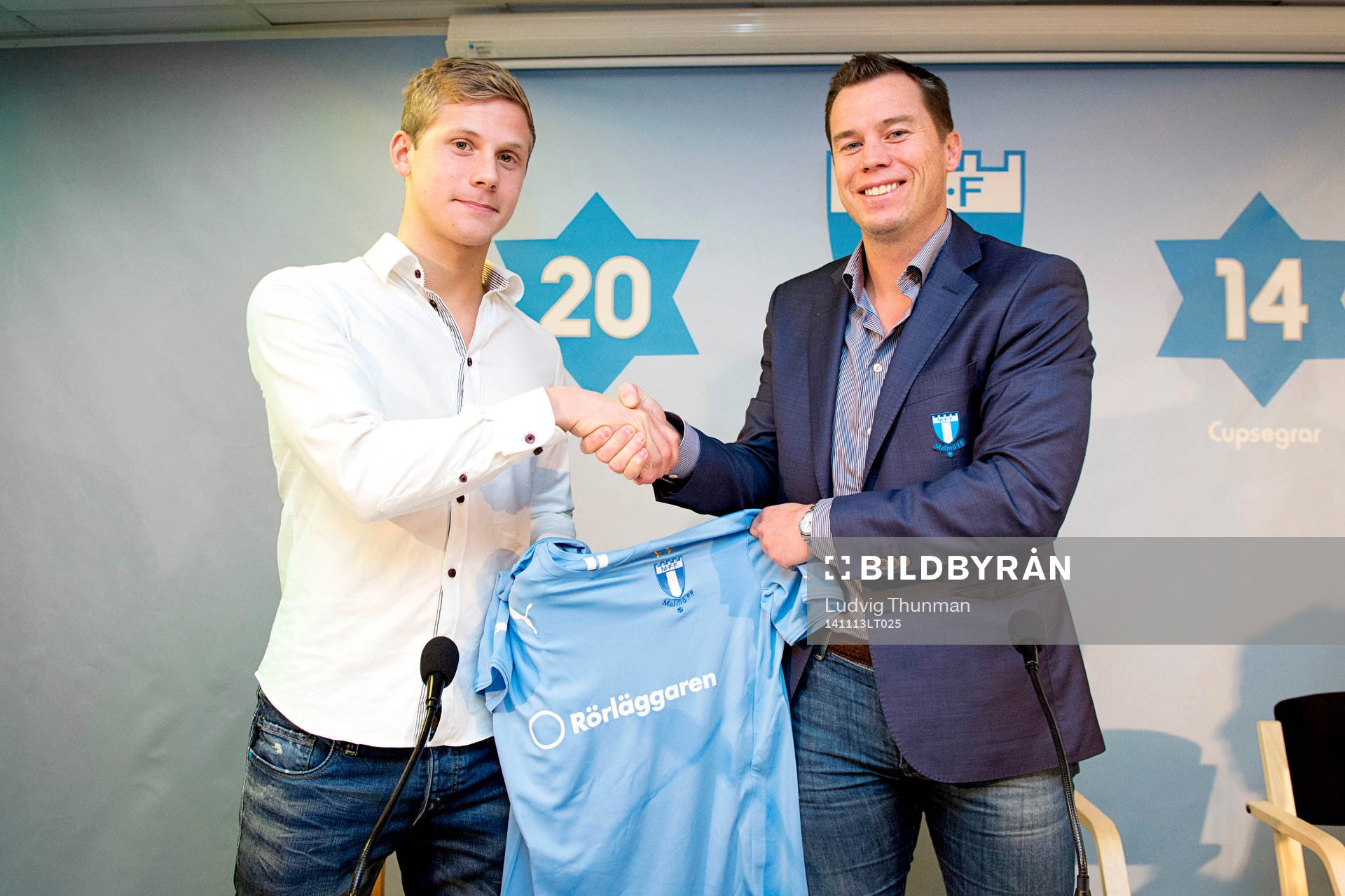 Erik Andersson och Sportchef Daniel Anderssson