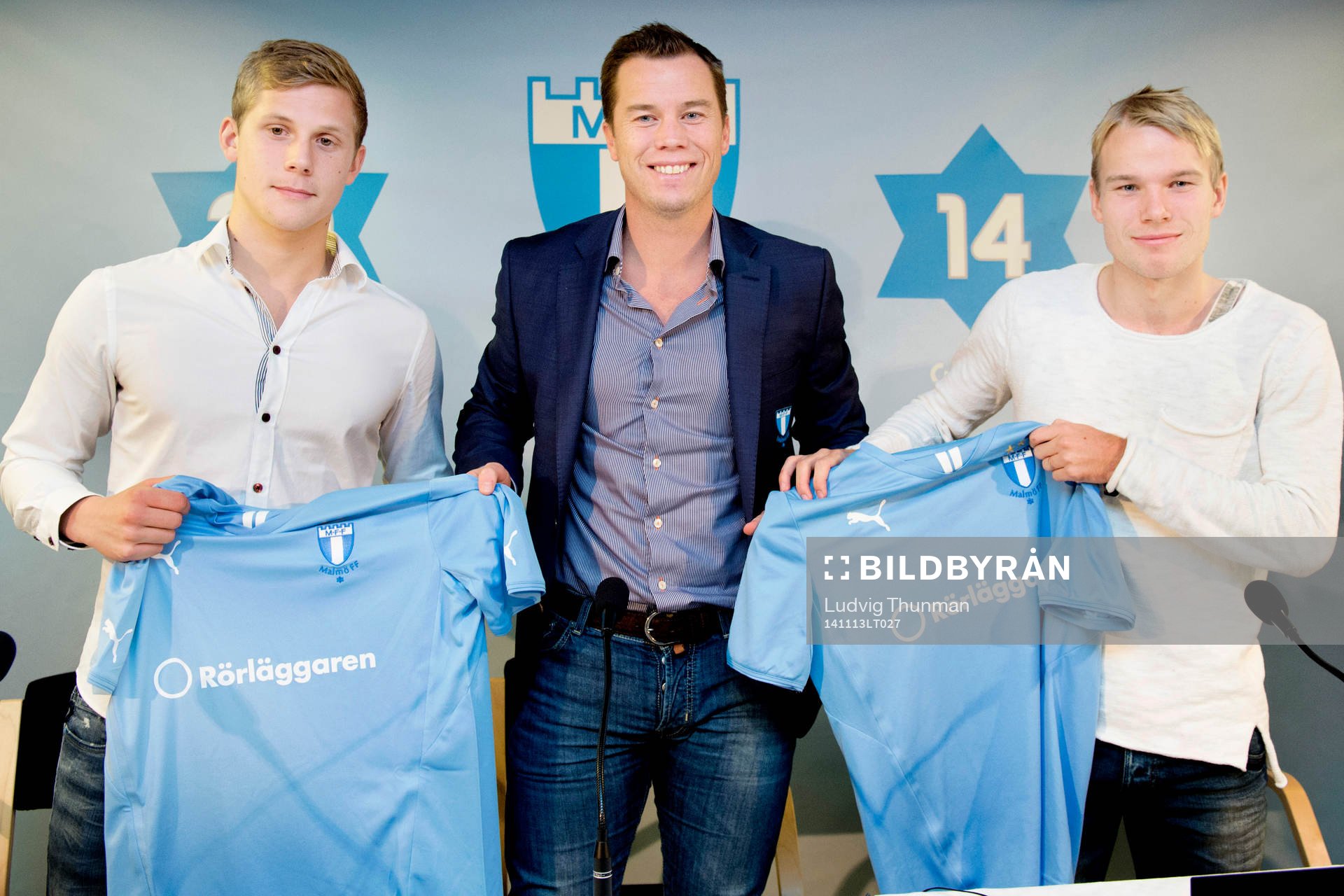 Erik Andersson, Sportchef Daniel Anderssson och Oscar