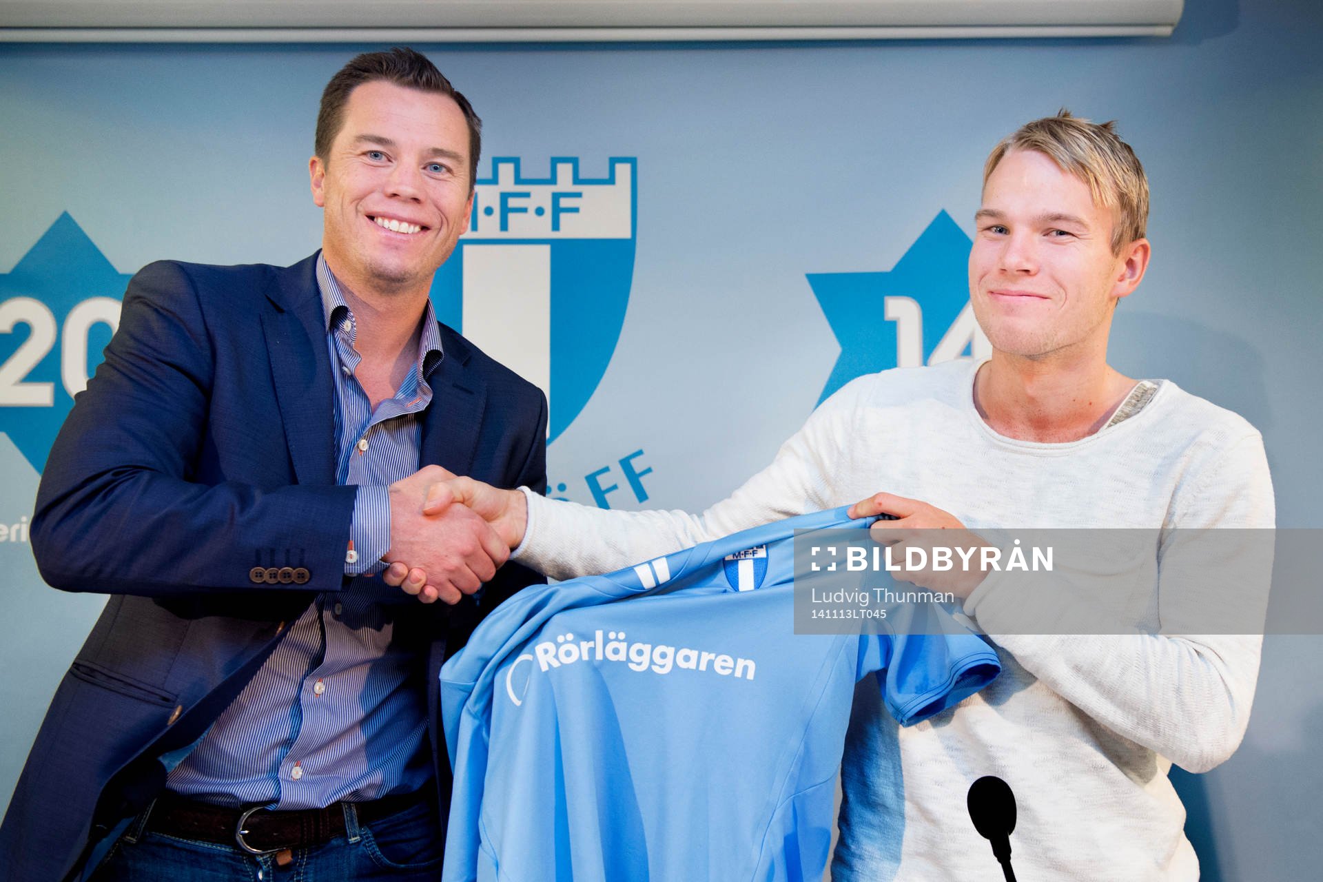 Sportchef Daniel Andersson och Oscar Lewicki som