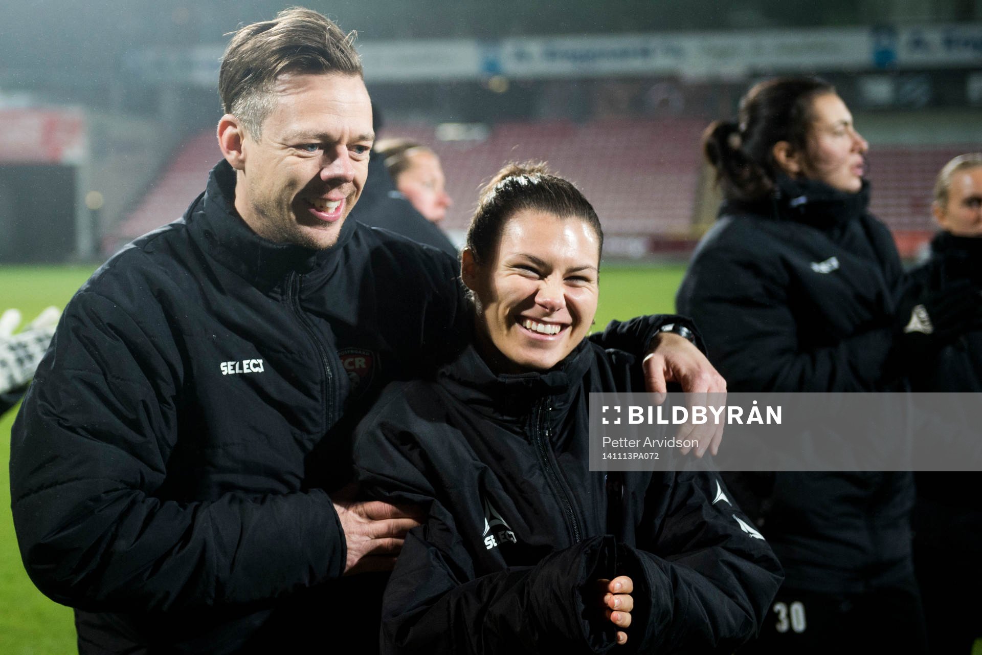 Rosengårds tränare Markus Tilly och Ramona Bachmann är