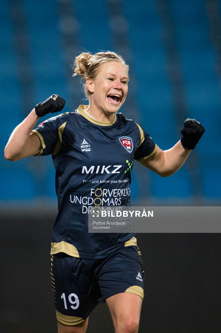 Rosengårds Katrin Schmidt (som gjorde sin sista match med