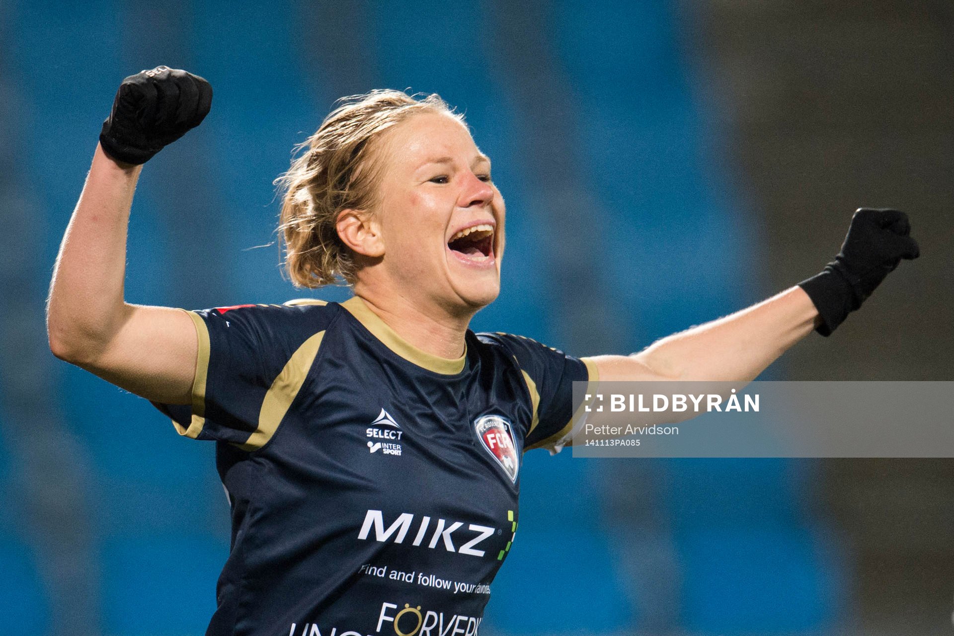 Rosengårds Katrin Schmidt (som gjorde sin sista match med