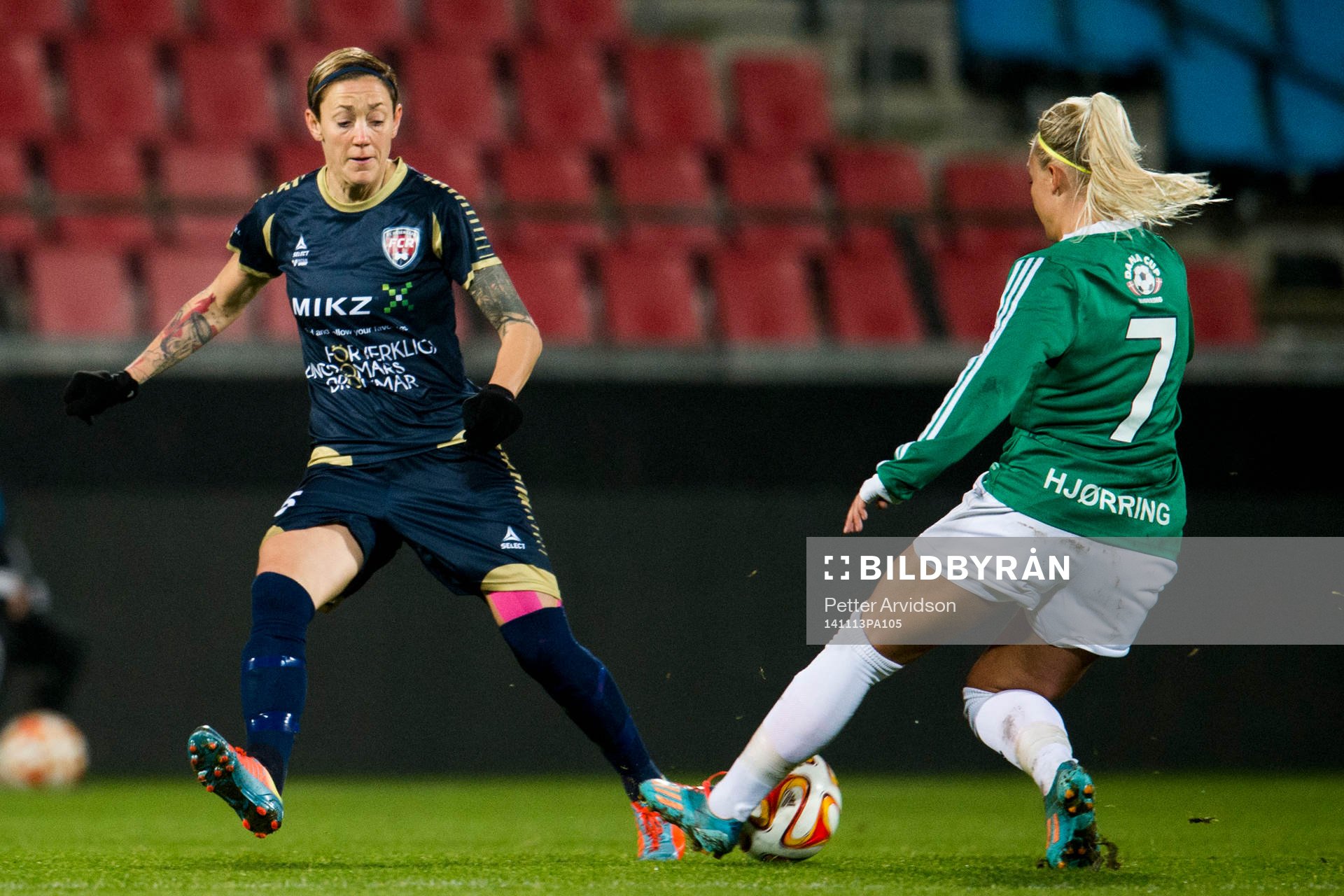 Rosengårds Therese Sjögran och Fortuna Hjørrings Line