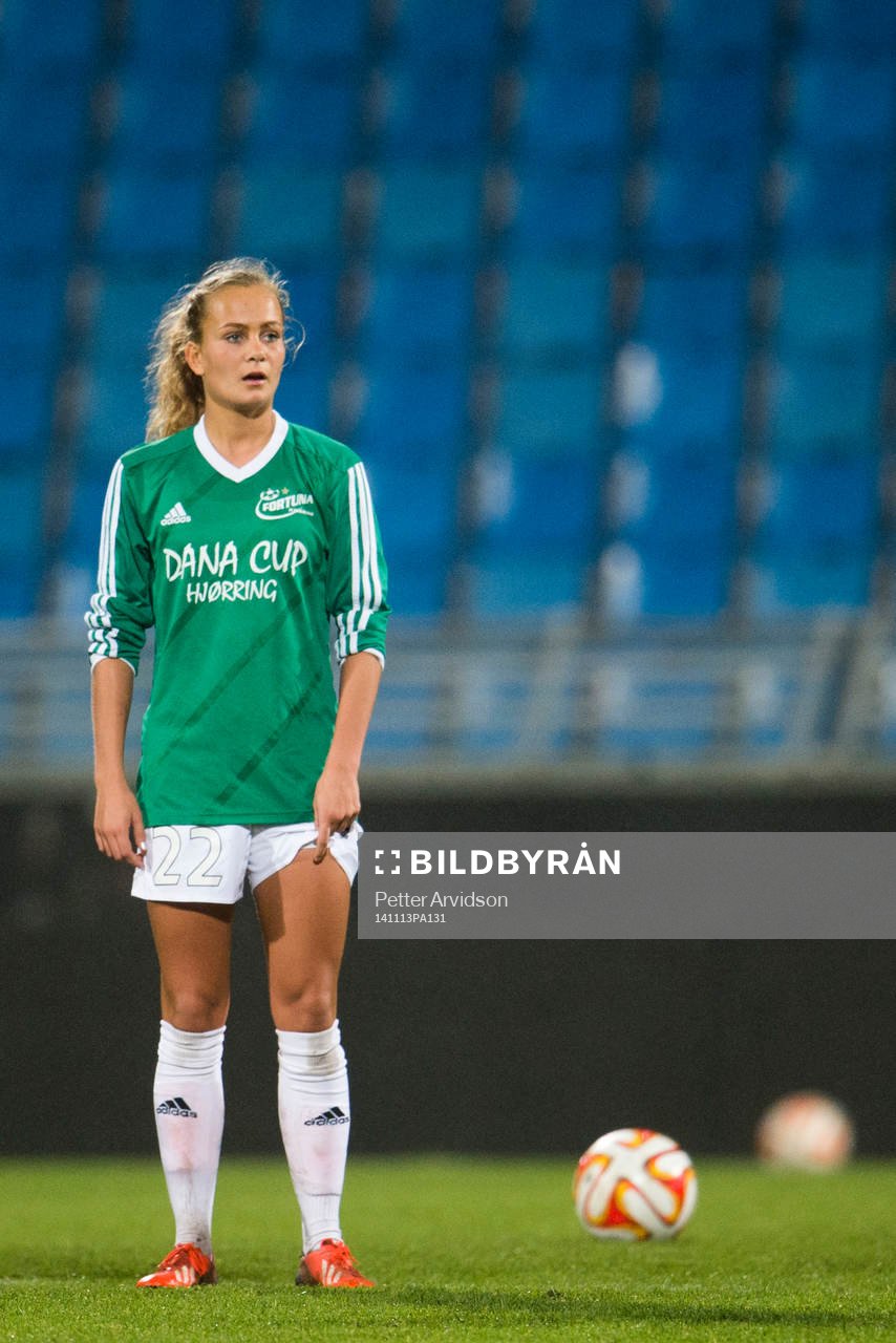 Fortuna Hjørrings Frederikke Thøgersen deppar
